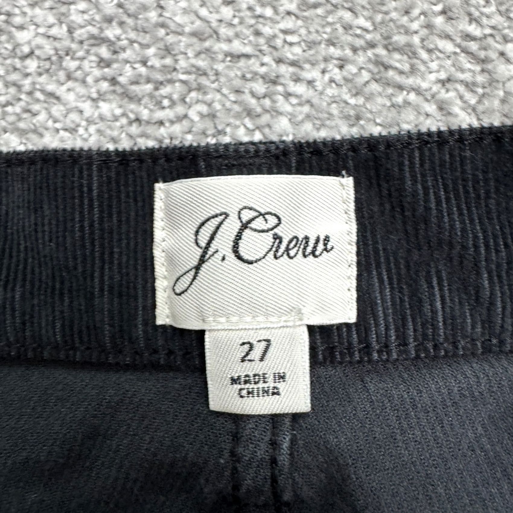 J.Crew J. Crew Black High Rise Corduroy Pants Bootcut Women 27 Petite Regular Stretch Casual Vintage: No Size 27" / US 4 / IT 40 - 6 Thumbnail
