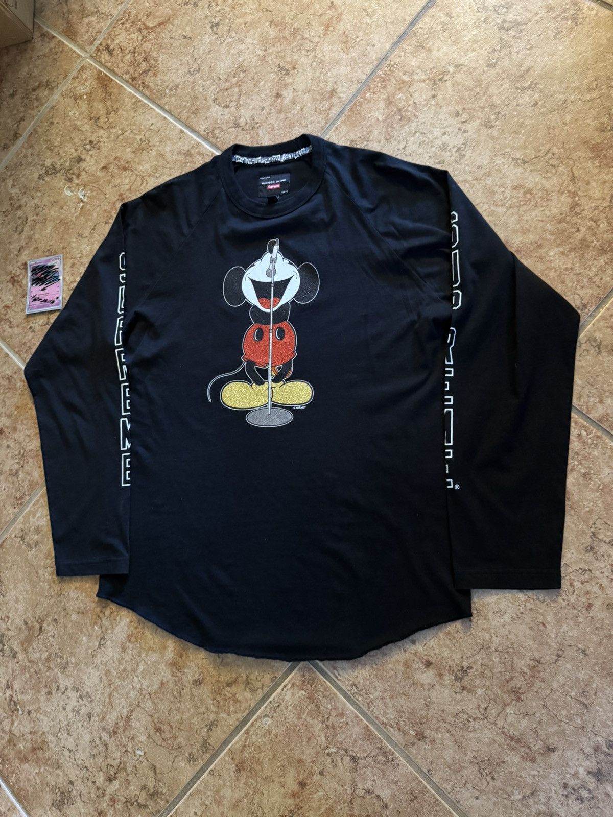 SAMPLE FW25 Supreme Number Nine Mickey Raglan