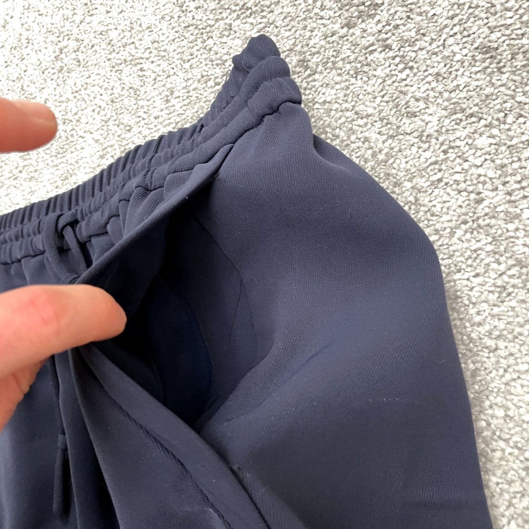 J.Crew J.Crew Skirt Womens 00 Navy Blue Elastic Waist Pockets Knee Length 26x18 Twill Regular Size 24" / US 00 / IT 34 - 4 Thumbnail