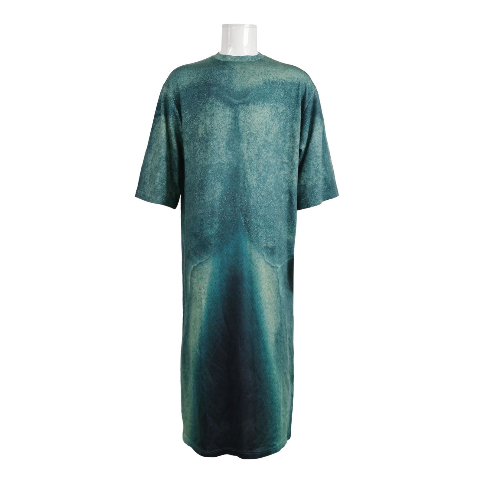 Acne Studios Acne Studios XXS Cotton Gradient Green Long Dress Size US S / EU 44-46 / 1 - 1 Thumbnail