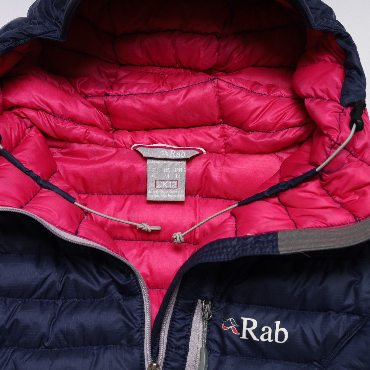 Rab Rab Womens Microlight Alpine Down Jacket Navy Puffer Size M / US 6-8 / IT 42-44 - 12 Thumbnail