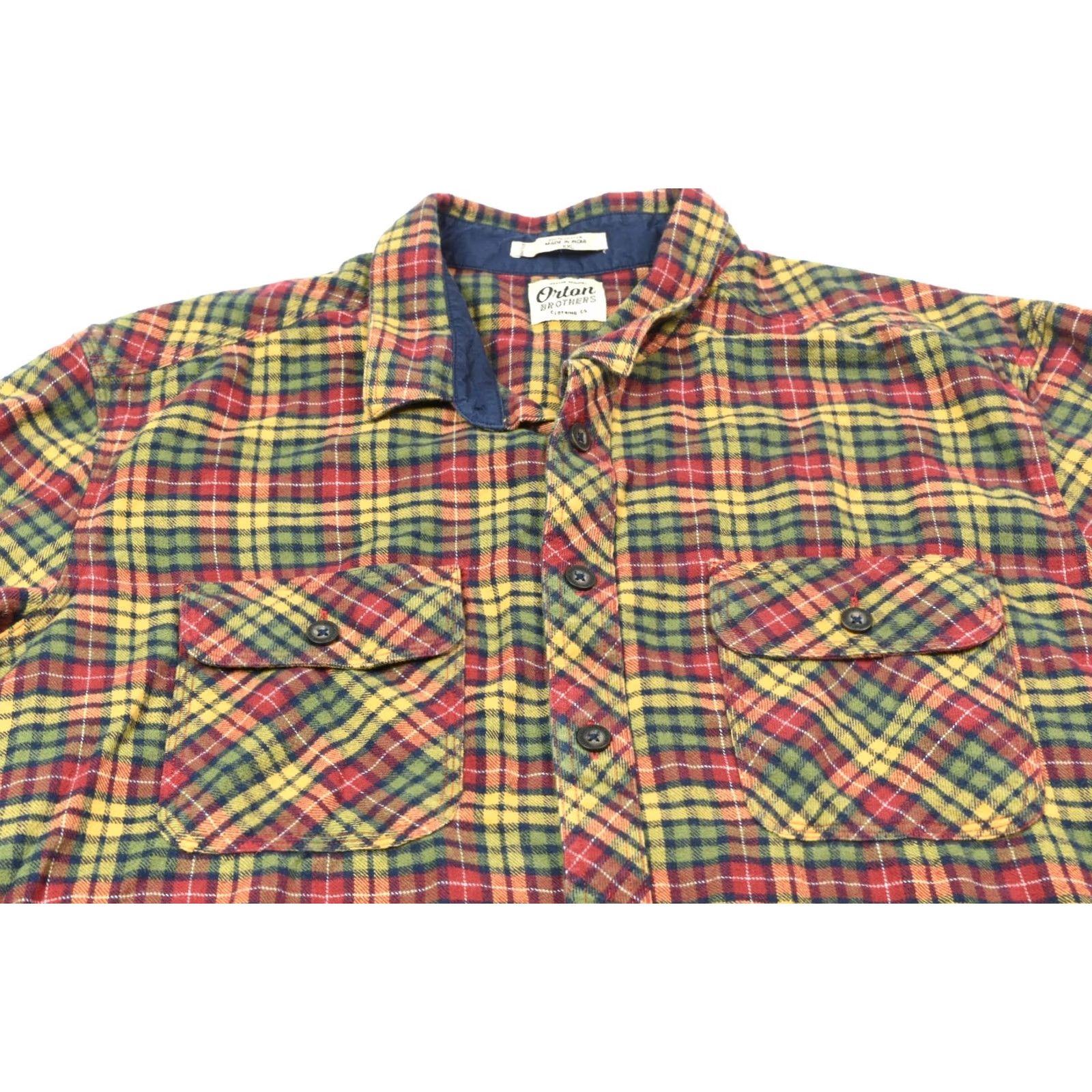 Vintage Orton Brothers Shirt Mens 2XL Red Green Plaid Flannel Long Sleeve Button-Up Size US XXL / EU 58 / 5 - 3 Thumbnail