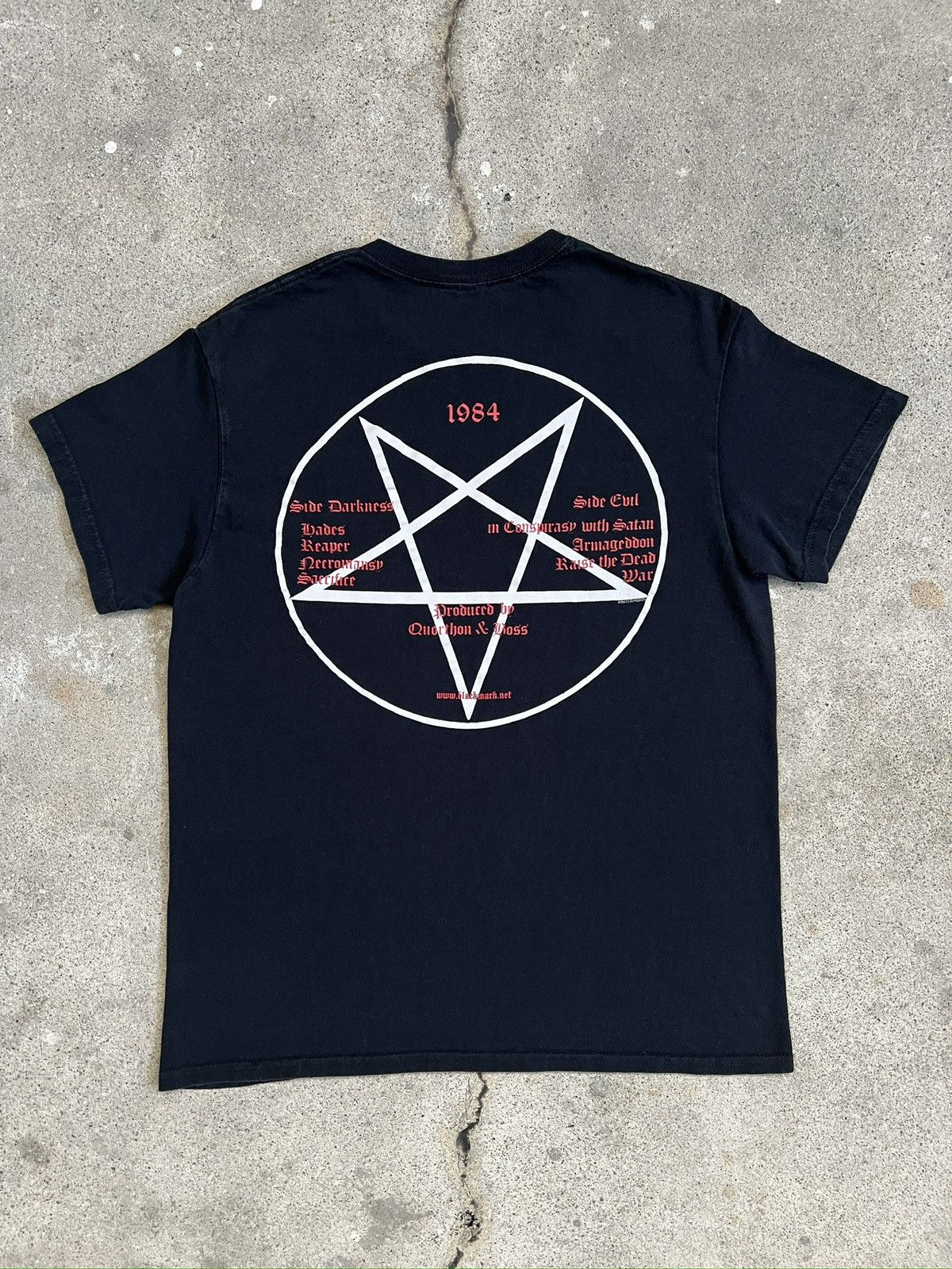 Vintage 2000s Bathory 1984 Band Tee Size US M / EU 48-50 / 2 - 4 Thumbnail
