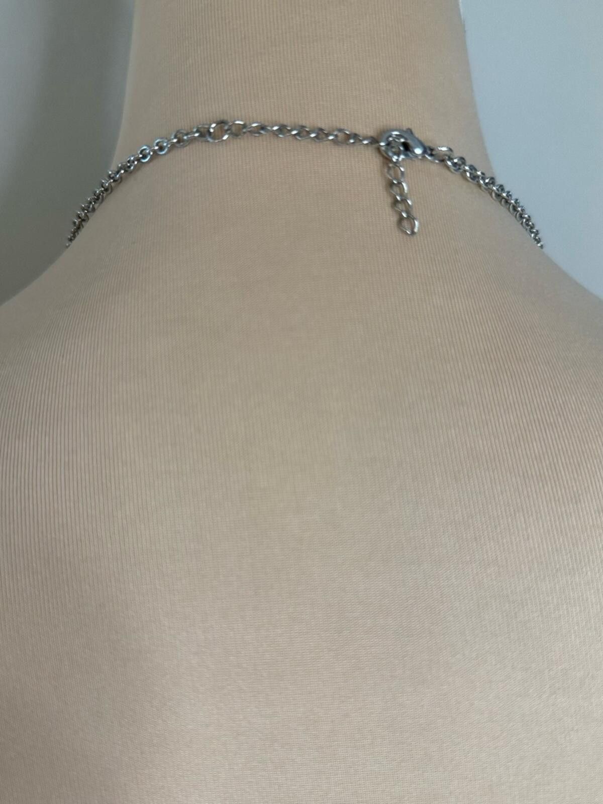 Other Silver toned leaf necklace 18” adjustable lobster clasp Size ONE SIZE - 2 Thumbnail
