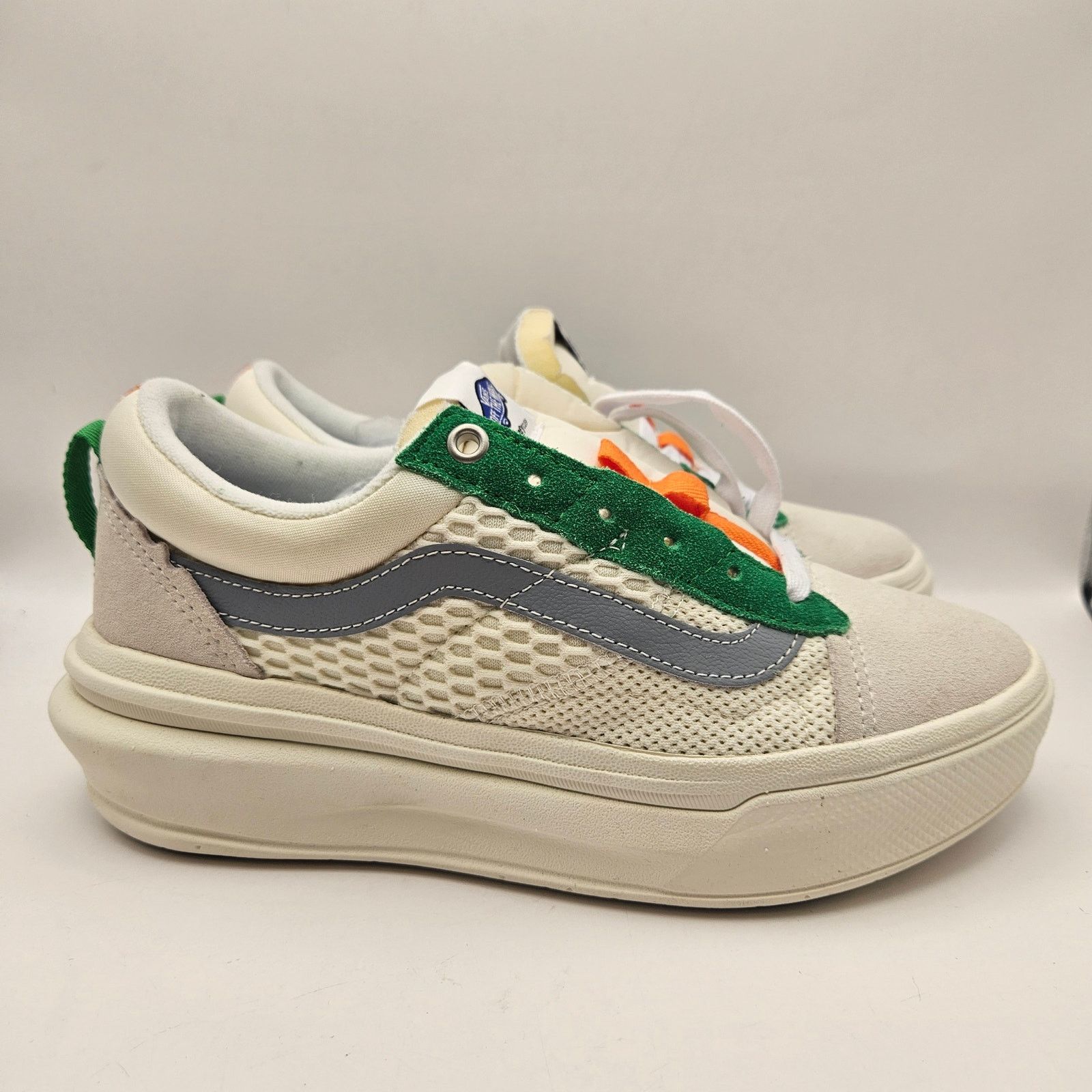 Vans VANS WOMEN'S 7.5 OLD SKOOL HEAD SPACE COMFYCUSH WHITE GREEN Size US 7.5 / IT 37.5 - 4 Thumbnail