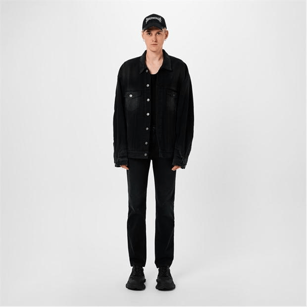 Balenciaga Deconstructed Denim Jacket Size US M / EU 48-50 / 2 - 4 Thumbnail
