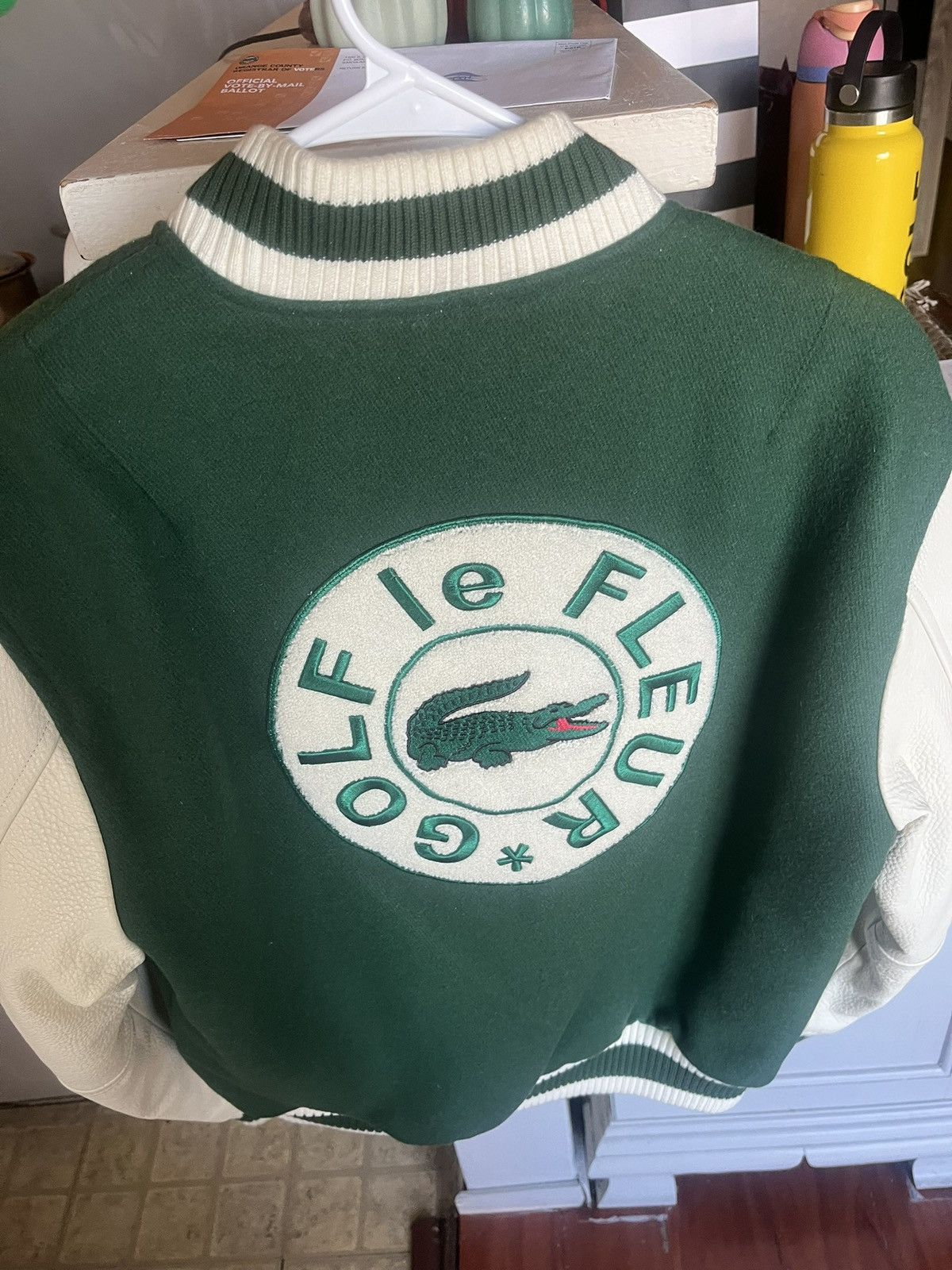 Golf le Fleur × Lacoste Golf le Fleur x Lacoste Green Varsity Jacket Size US M / EU 48-50 / 2 - 4 Thumbnail