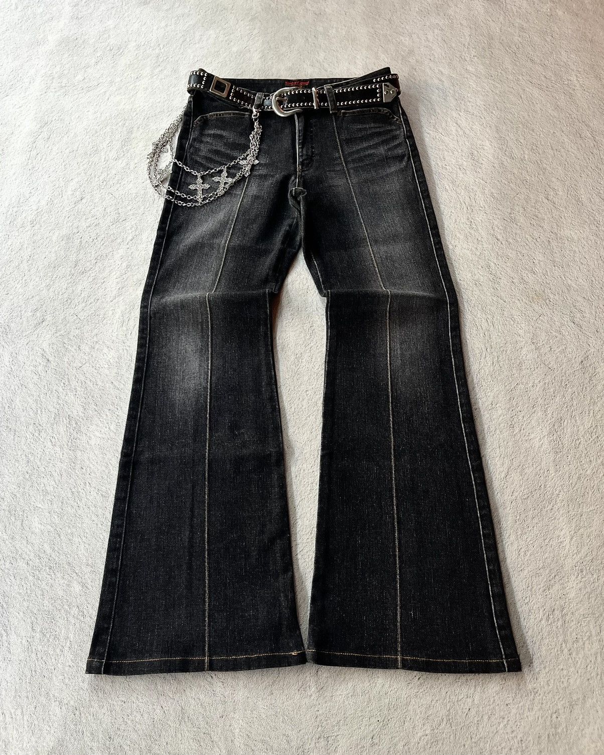 Sweet Camel Black Flare Jean