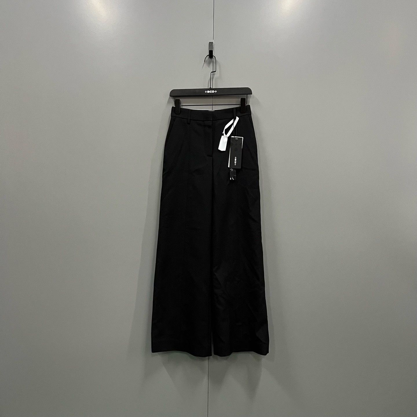 Burberry Burberry Wide-Leg Black Pants 34 Women Size 34" / US 12 / IT 48 - 1 Thumbnail