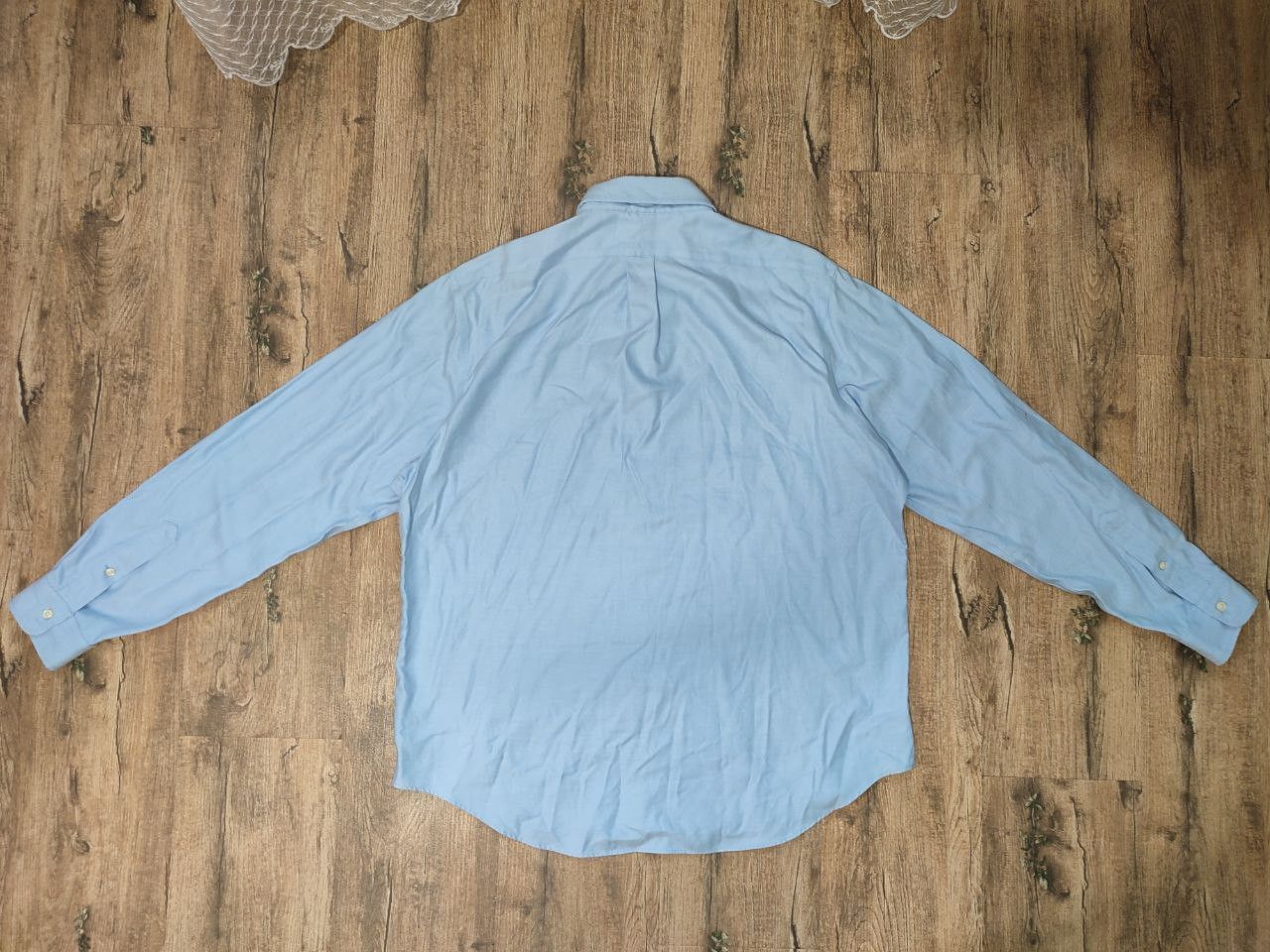 Polo Ralph Lauren Ralph Lauren Mens Blue Chambray Shirt Long Sleeve NON-IRON Size US XL / EU 56 / 4 - 6 Thumbnail