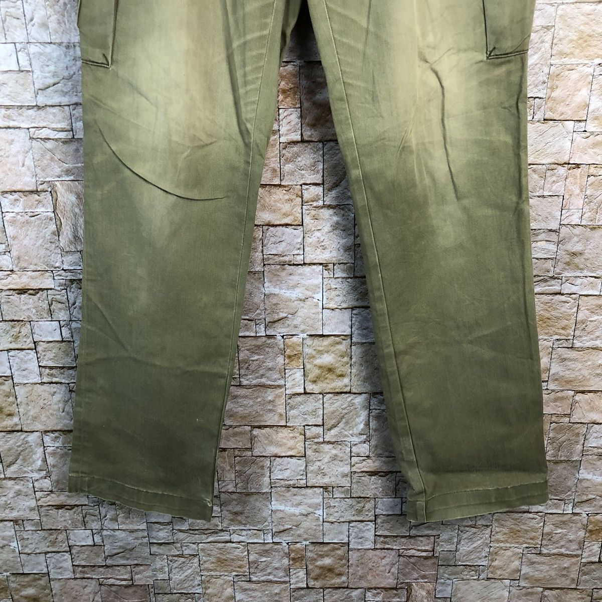 Japanese Brand Japan vintage faded Green utility Cargo Pants #A125 Size US 30 / EU 46 - 7 Thumbnail