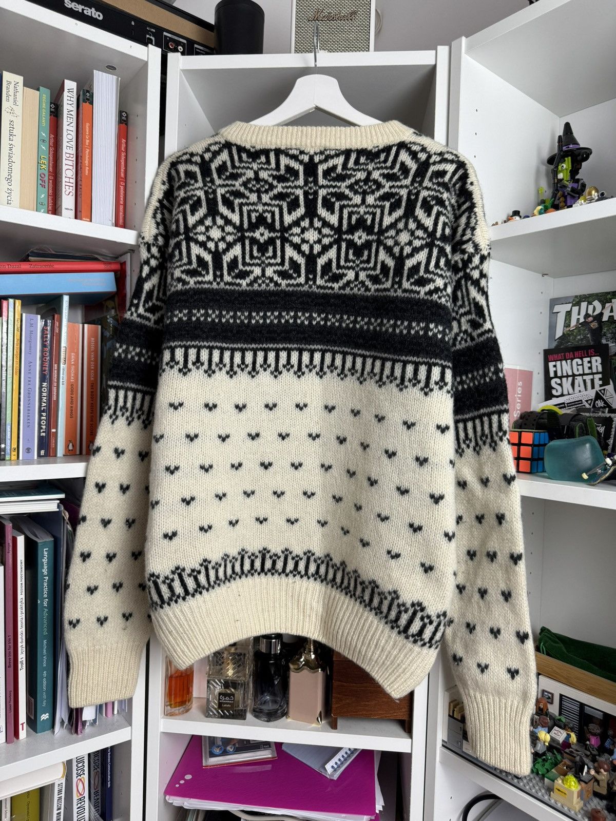Dale Of Norway × Vintage Vintage 90s Like dale of Norway wool sweater L cottage retro Size US L / EU 52-54 / 3 - 2 Thumbnail