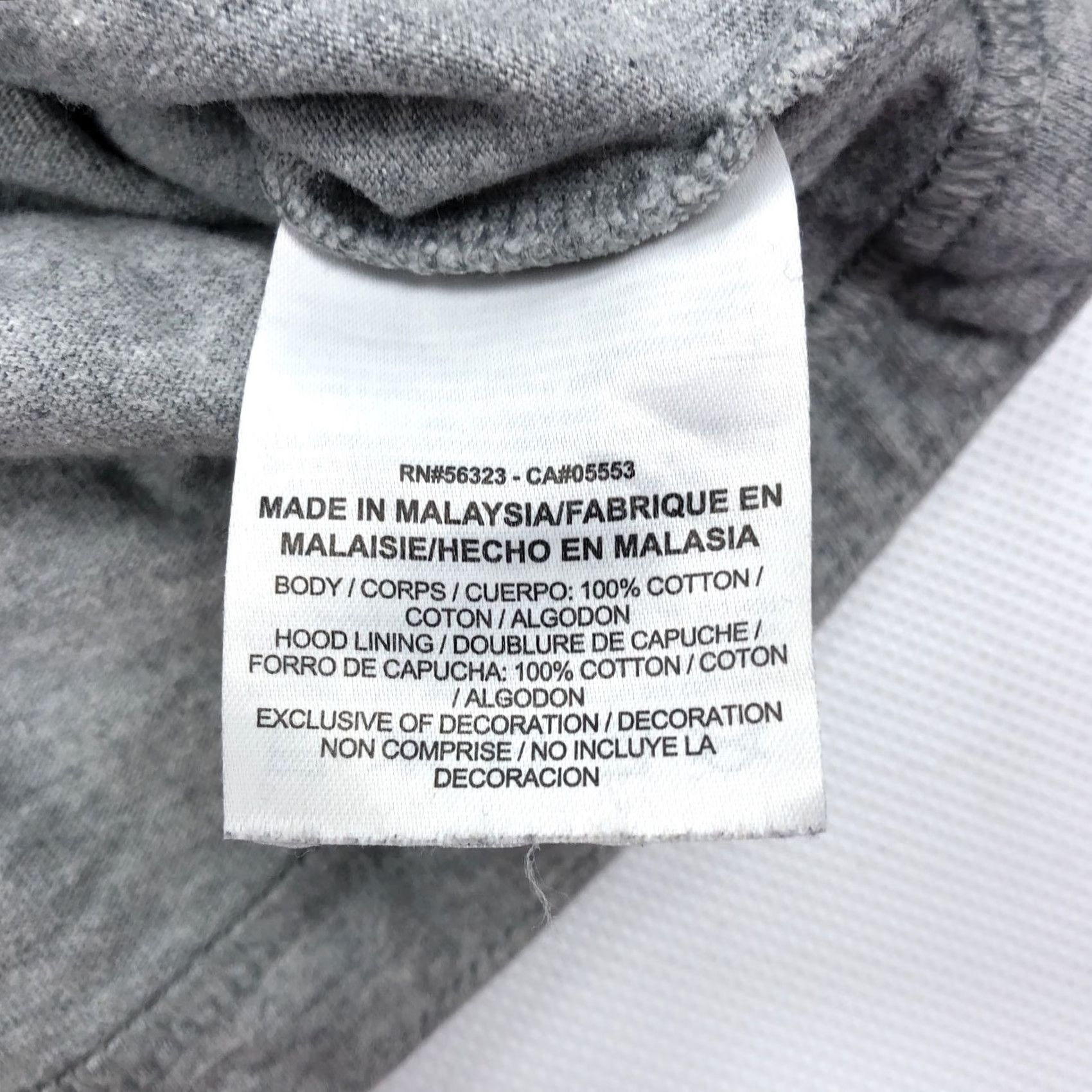 Nike Nike Men's Grey Pullover Hoodie Sweatshirt Cotton Embroidered Logo Size L Size US L / EU 52-54 / 3 - 5 Thumbnail