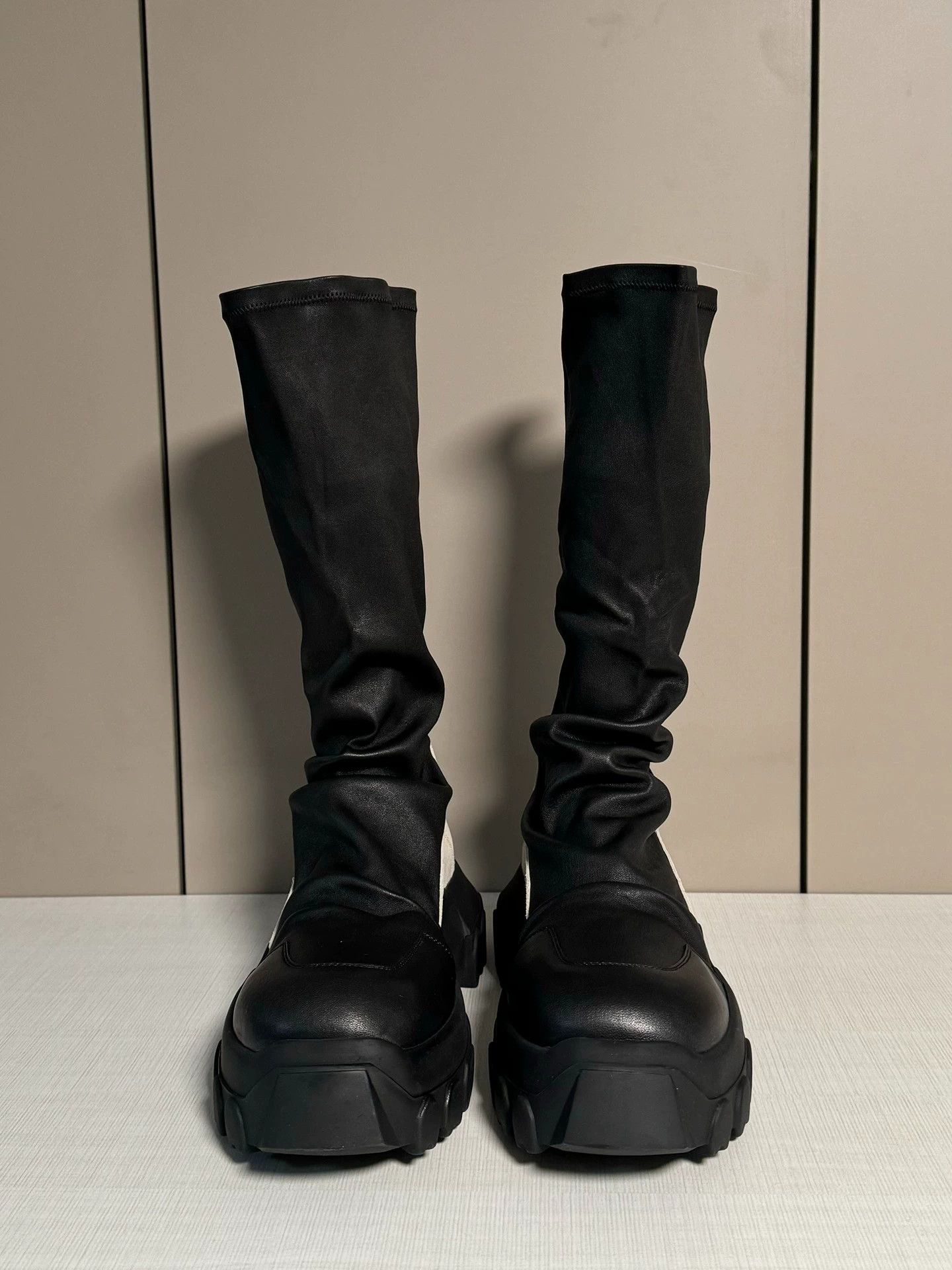 Rick Owens RO Bozo Tractor Sock 43 Octopus Sole Boot Size US 10 / EU 43 - 2 Thumbnail