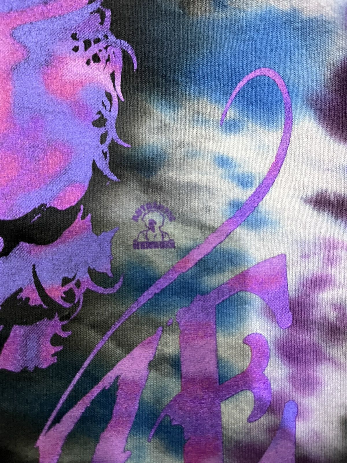 Band Tees × Jimi Hendrix × Vintage RARE Jimi Hendrix shirt mens Medium black Tie dye Size US M / EU 48-50 / 2 - 3 Thumbnail