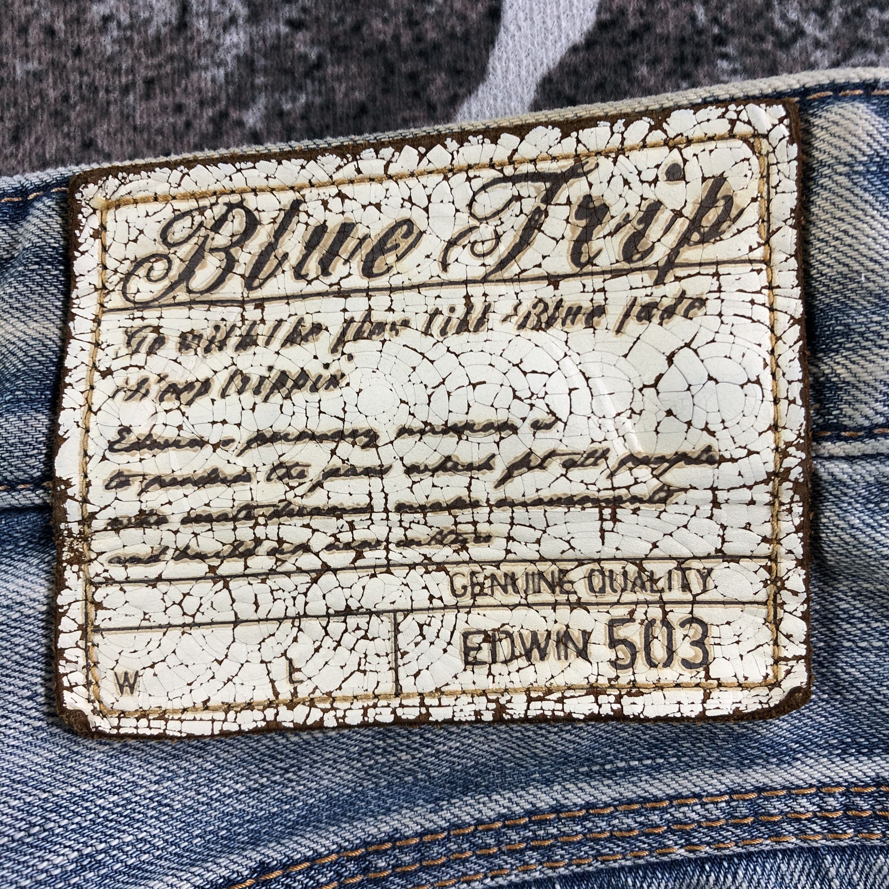 Edwin Vintage Edwin Blue Trip Bush Pants Jeans KJ2744 Size US 30 / EU 46 - 5 Thumbnail