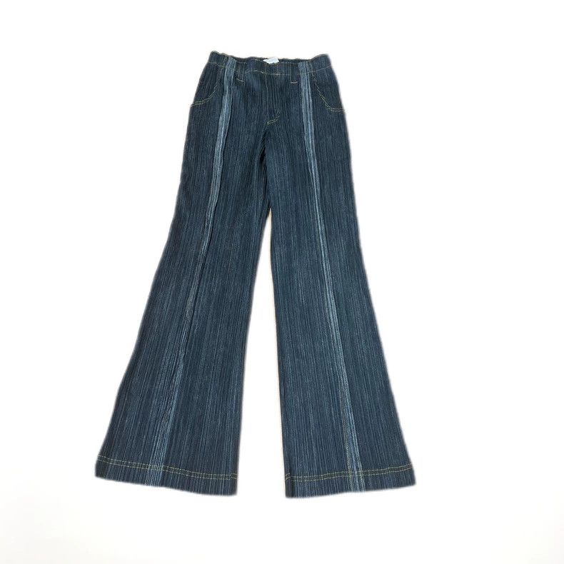 Issey Miyake Issey Miyake size:3 Black denim series wide-leg pants Size 22" - 1 Thumbnail