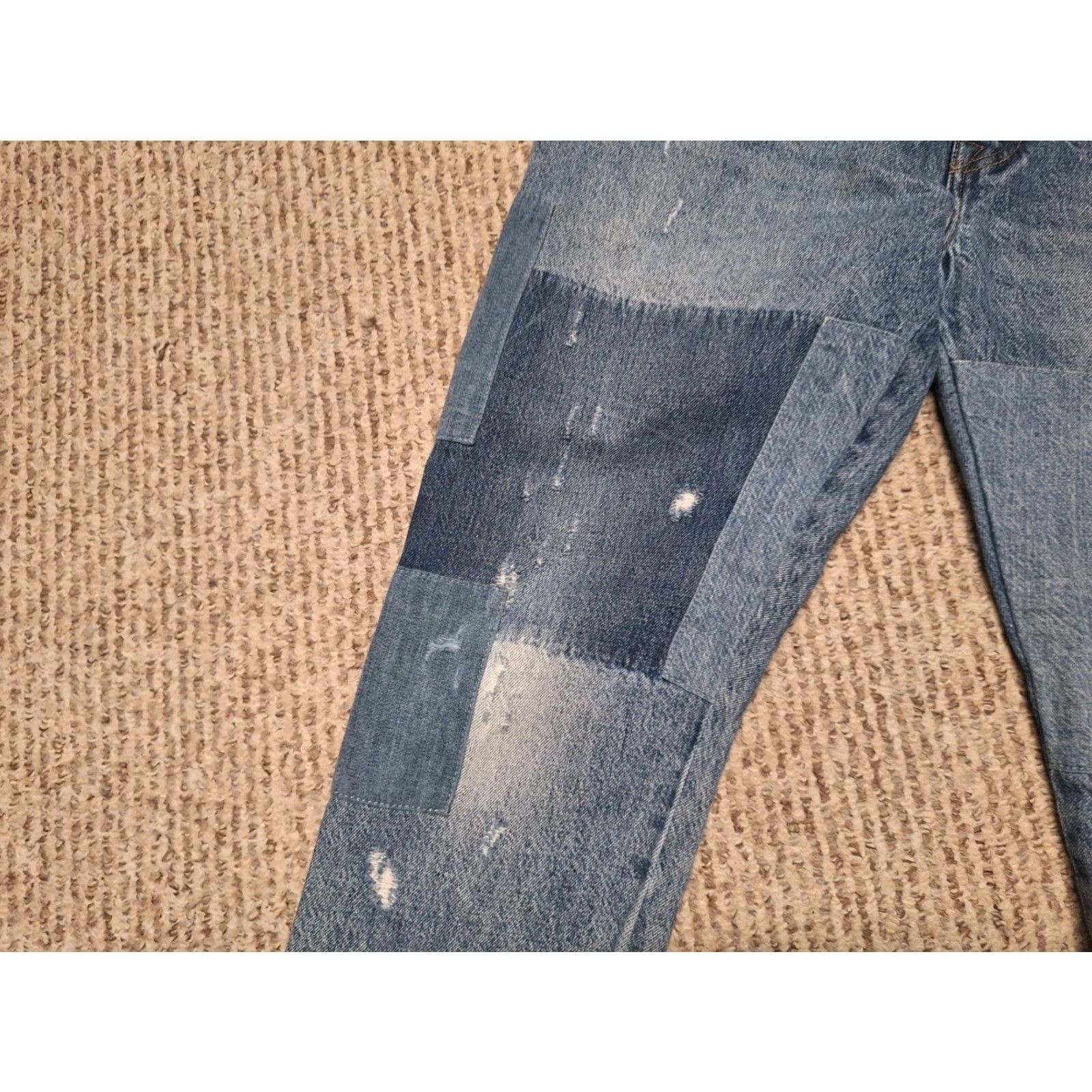 Levi's VINTAGE Levi's 501 CT Jeans Women's 30x32 Button Fly Distressed Grunge Punk Rock Rework Size 30" / US 8 / IT 44 - 4 Thumbnail