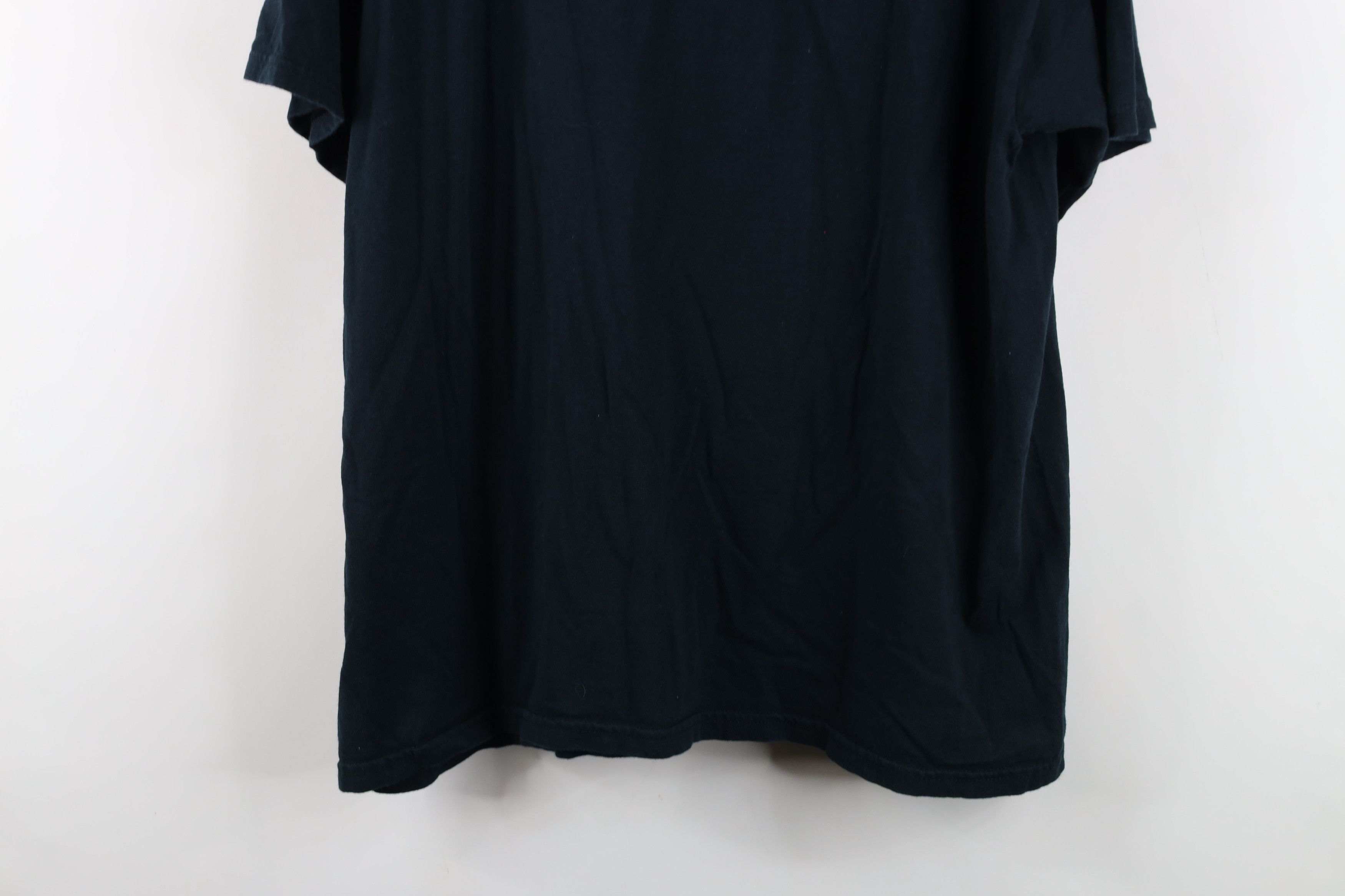 Vintage Vintage 90s Y2K Streetwear Skull Fire Flames T-Shirt Black Size US XL / EU 56 / 4 - 14 Thumbnail
