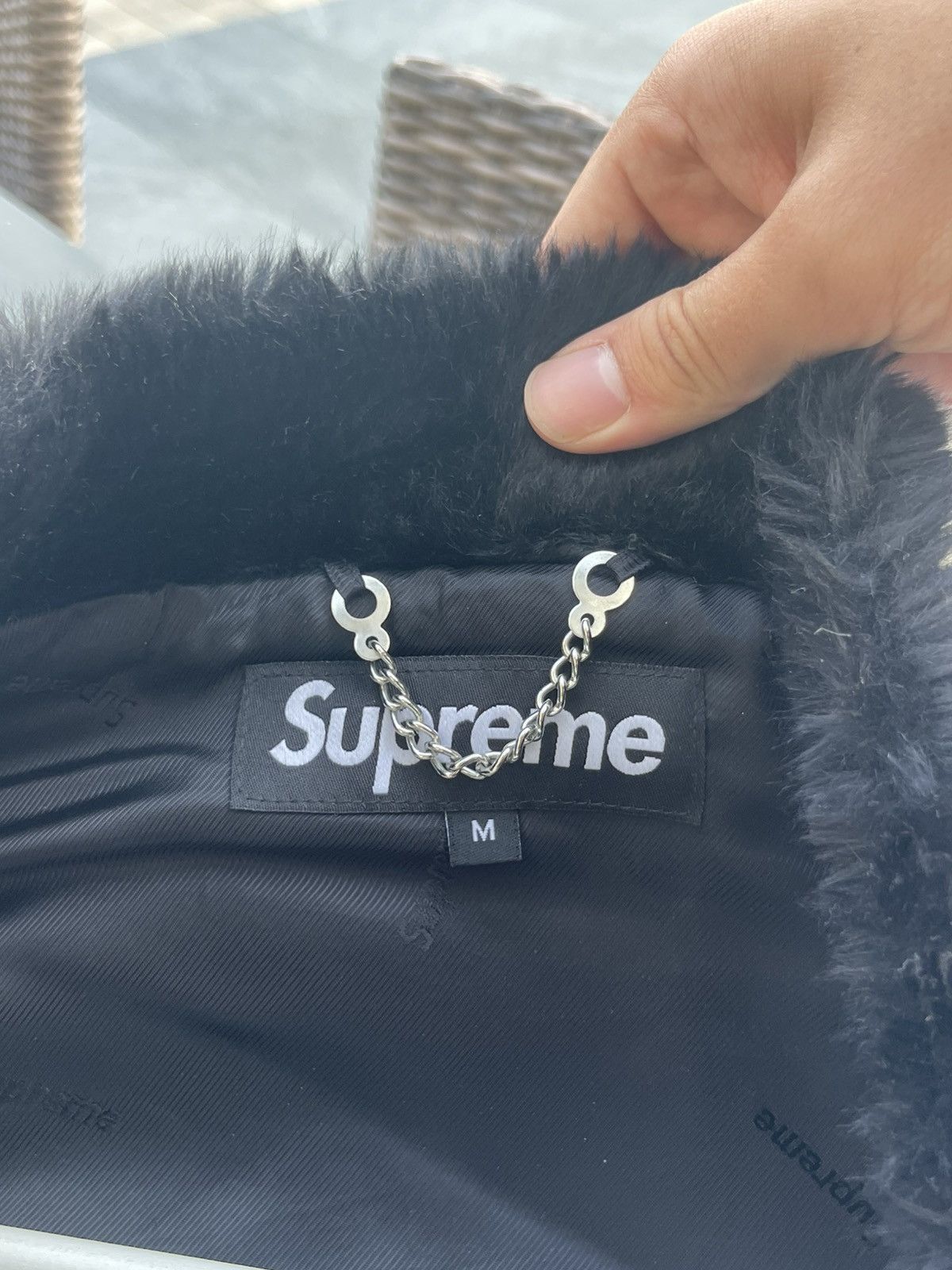 Supreme SUPREME FAUX FUR VARSITY JACKET Size US M / EU 48-50 / 2 - 8 Thumbnail