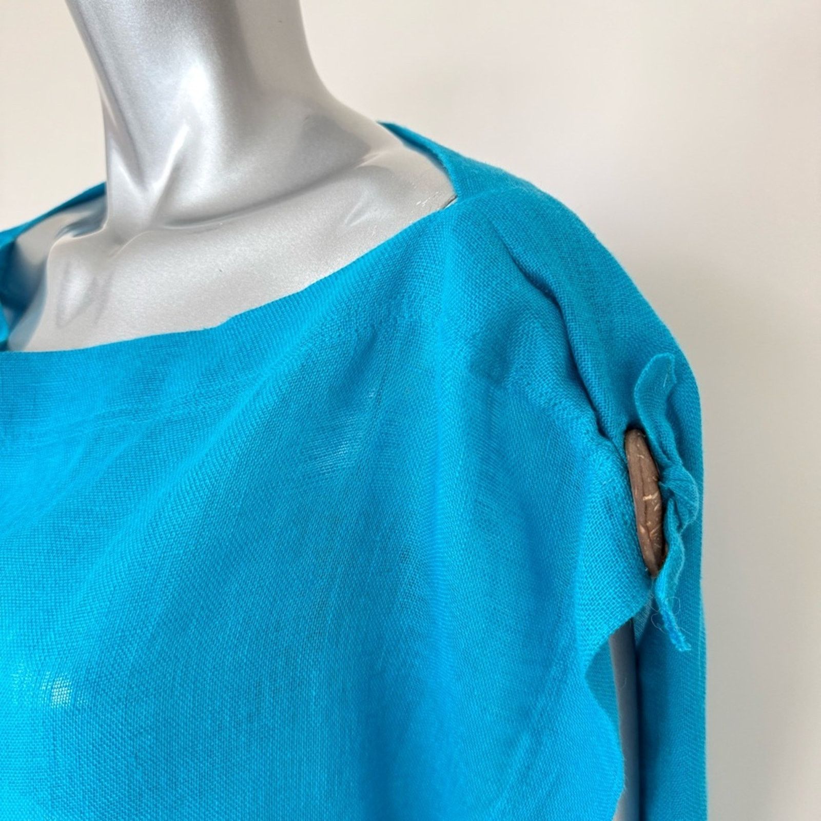 Other Nicole Olivier women linen tunic Retail 280$ Size ONE SIZE - 3 Thumbnail