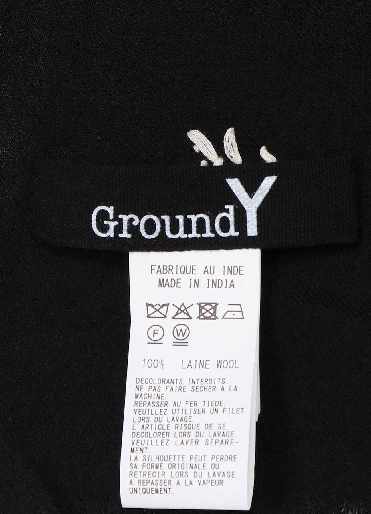 Yohji Yamamoto Yohji Yamamoto Ground Y - WOOL ZIPPER NECK WARMERS Scarves Size ONE SIZE - 6 Thumbnail
