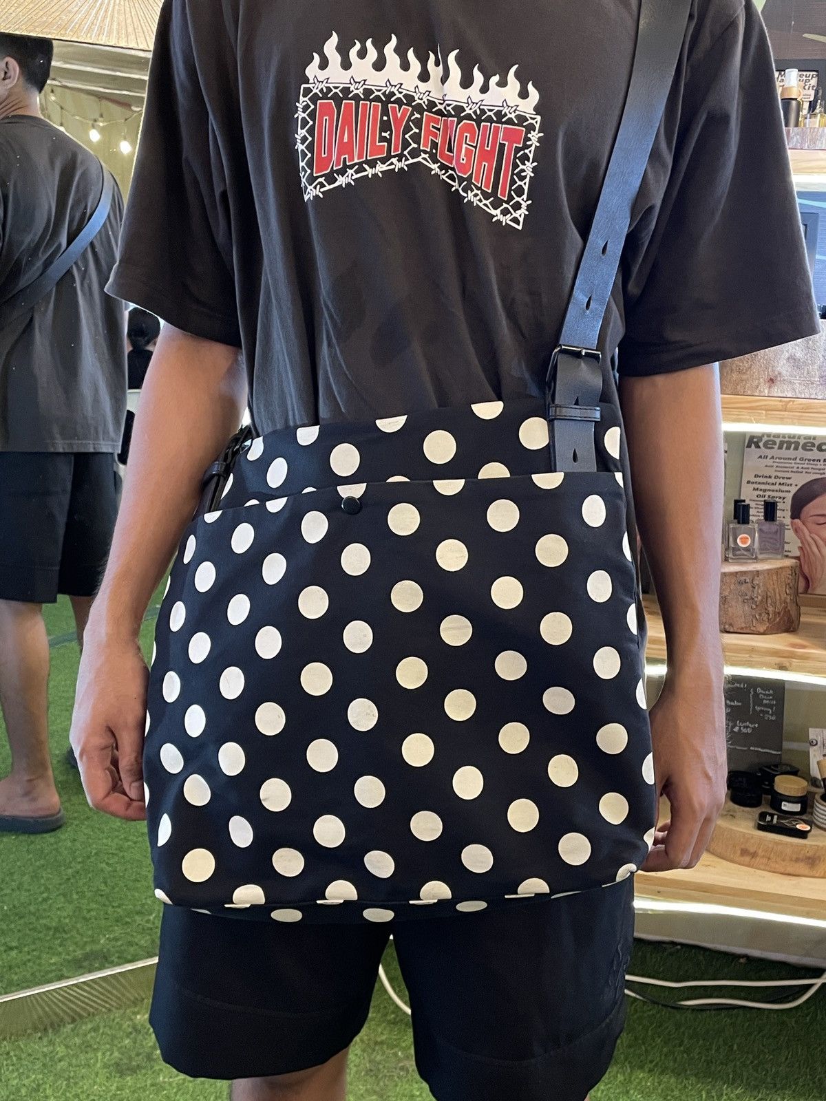 Japanese Brand Y's Yohji Yamamoto Polka Dot Bag Size ONE SIZE - 12 Thumbnail
