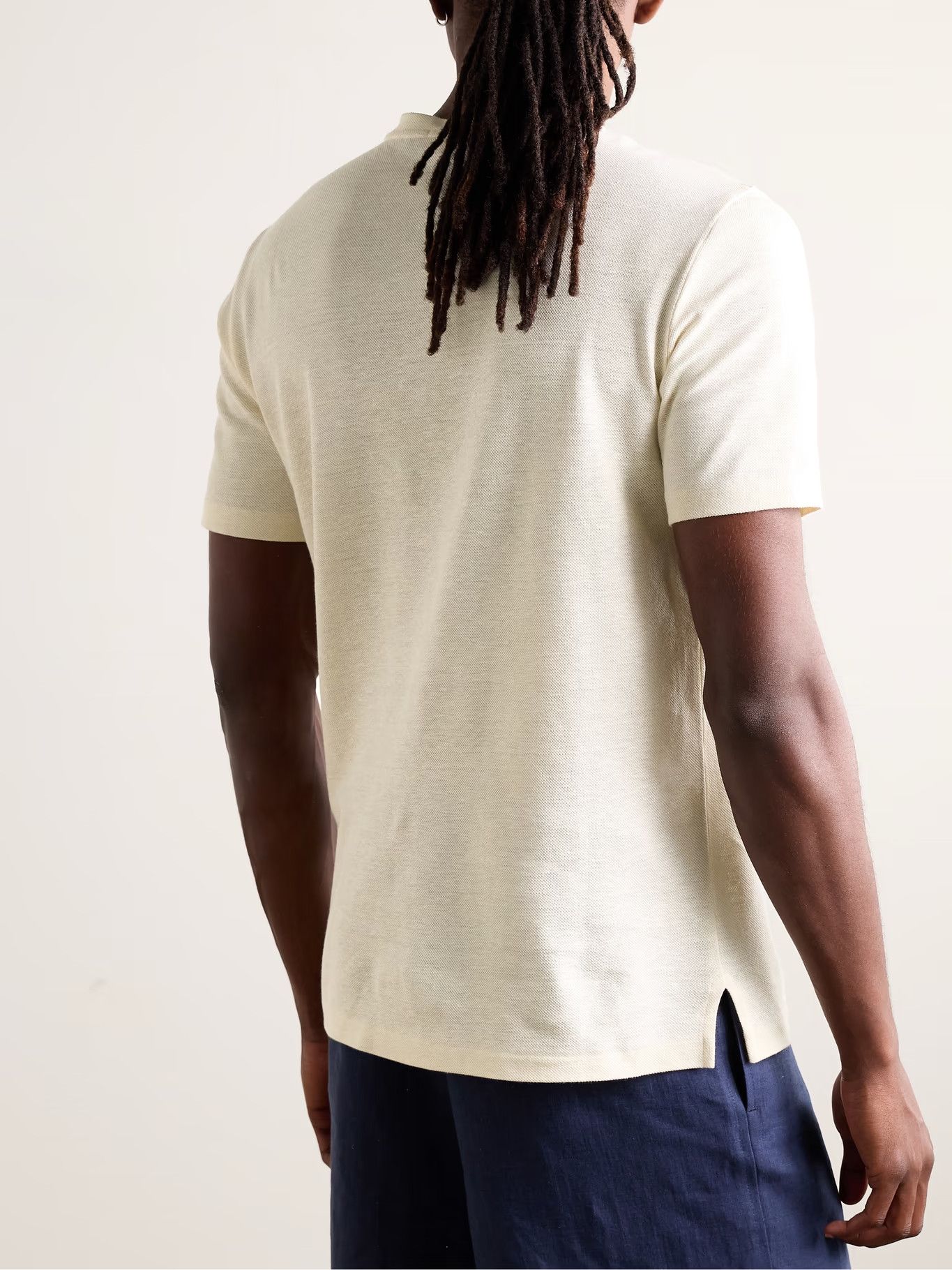Ralph Lauren Purple Label Linen-Cotton T-Shirt size Medium Pocket Size US M / EU 48-50 / 2 - 6 Thumbnail