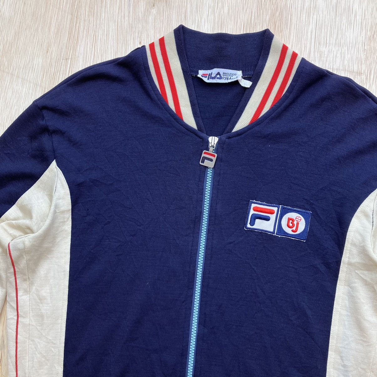 Fila × Vintage FILA BJ VINTAGE RARE TRACKTOP Size US M / EU 48-50 / 2 - 2 Thumbnail