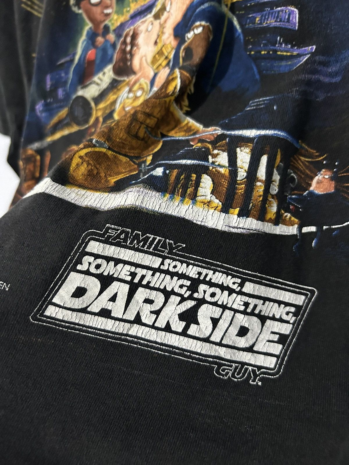 Japanese Brand × Star Wars × Vintage Vintage Family Guy T-shirt Star Wars Episode Street Wear Y2K Size US XL / EU 56 / 4 - 2 Thumbnail