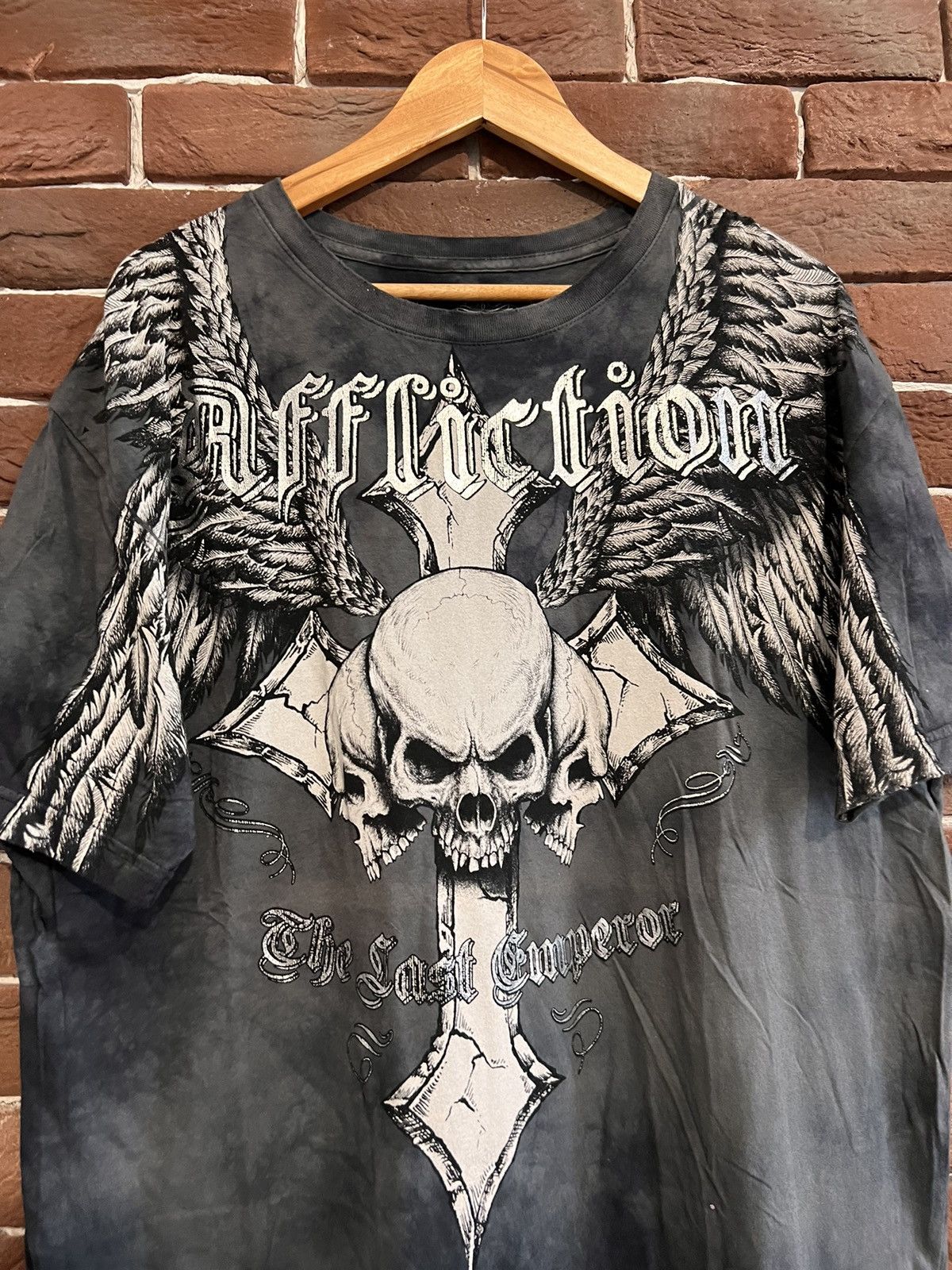 Affliction Rare Affliction Eagle Skull Fedor Emelianenko USA OVP Tee Size US XXL / EU 58 / 5 - 3 Thumbnail