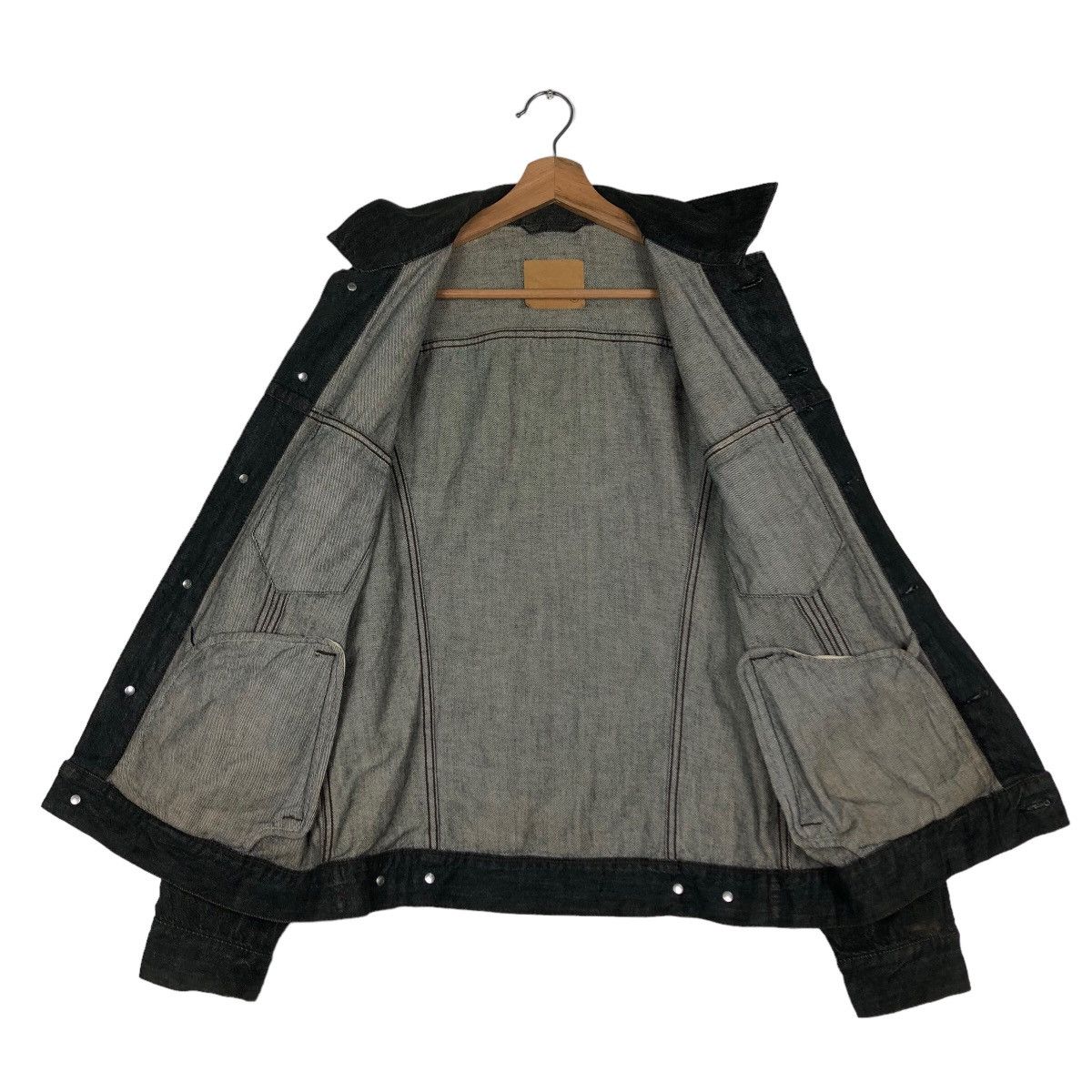 Japanese Brand 🔥Vintage Trucker Denim Jacket Uniqlo Japan Issey Miyake Size US M / EU 48-50 / 2 - 13 Thumbnail