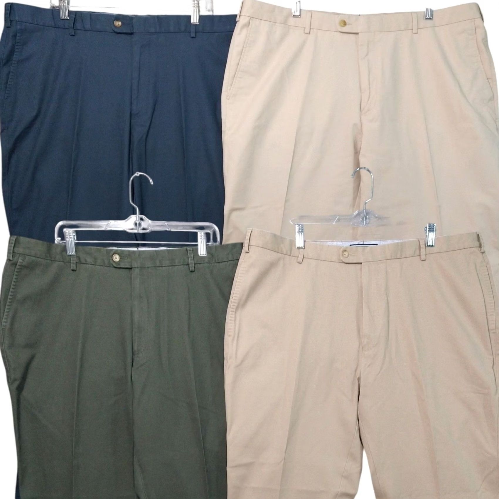 Peter Millar Peter Millar Pants Mens 42x32 Raleigh Washed Twill Flat Front Straight Chino Beige 42 Regular Size Type Pants Mens Size US 42 / EU 58 - 2 Thumbnail