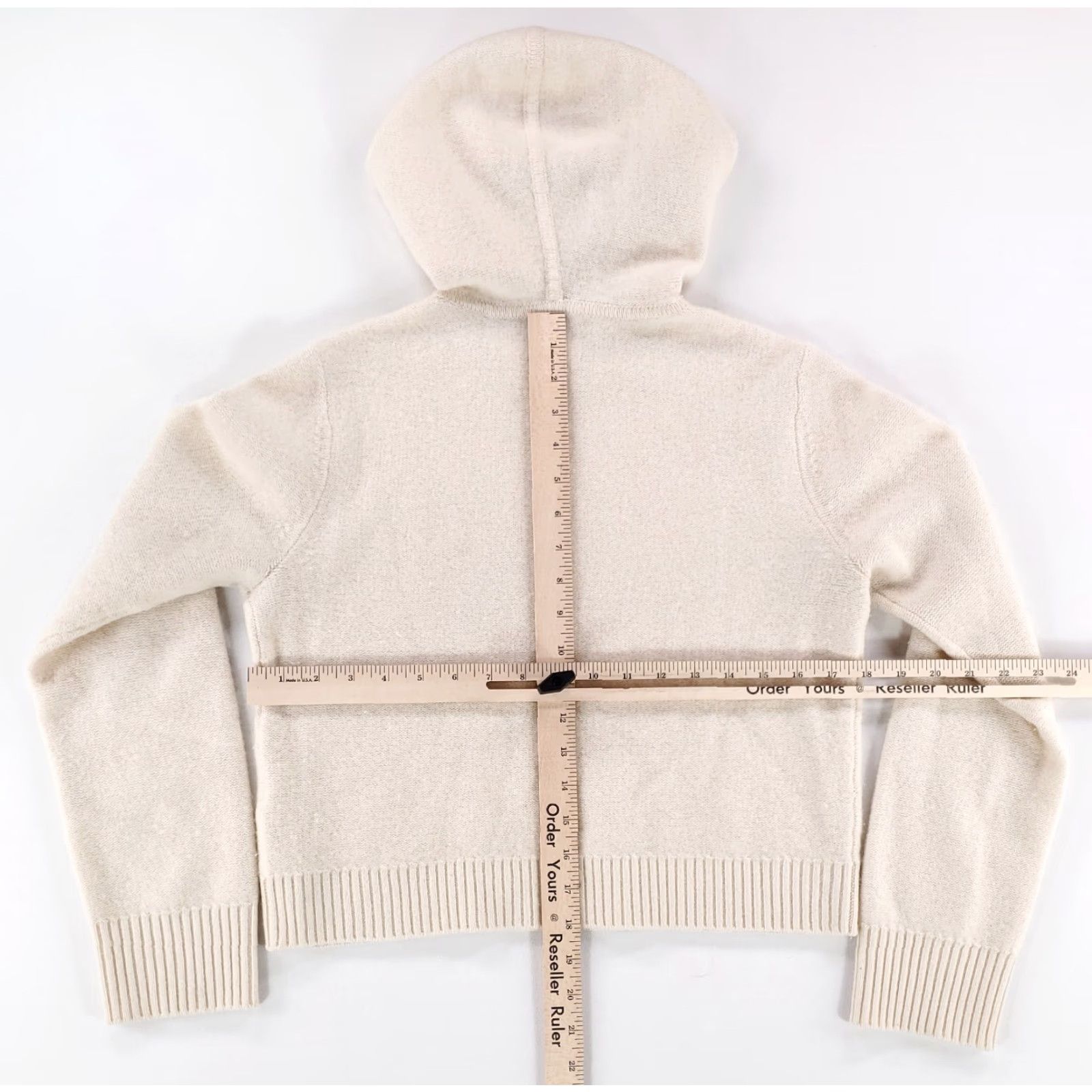 Club Monaco **Club Monaco Cream Tan Cashmere Hooded Cropped Women's S** User: Club Monaco Cream Tan Cashmere Hooded Cropped Sweatshirt Women's S Size S / US 4 / IT 40 - 4 Thumbnail
