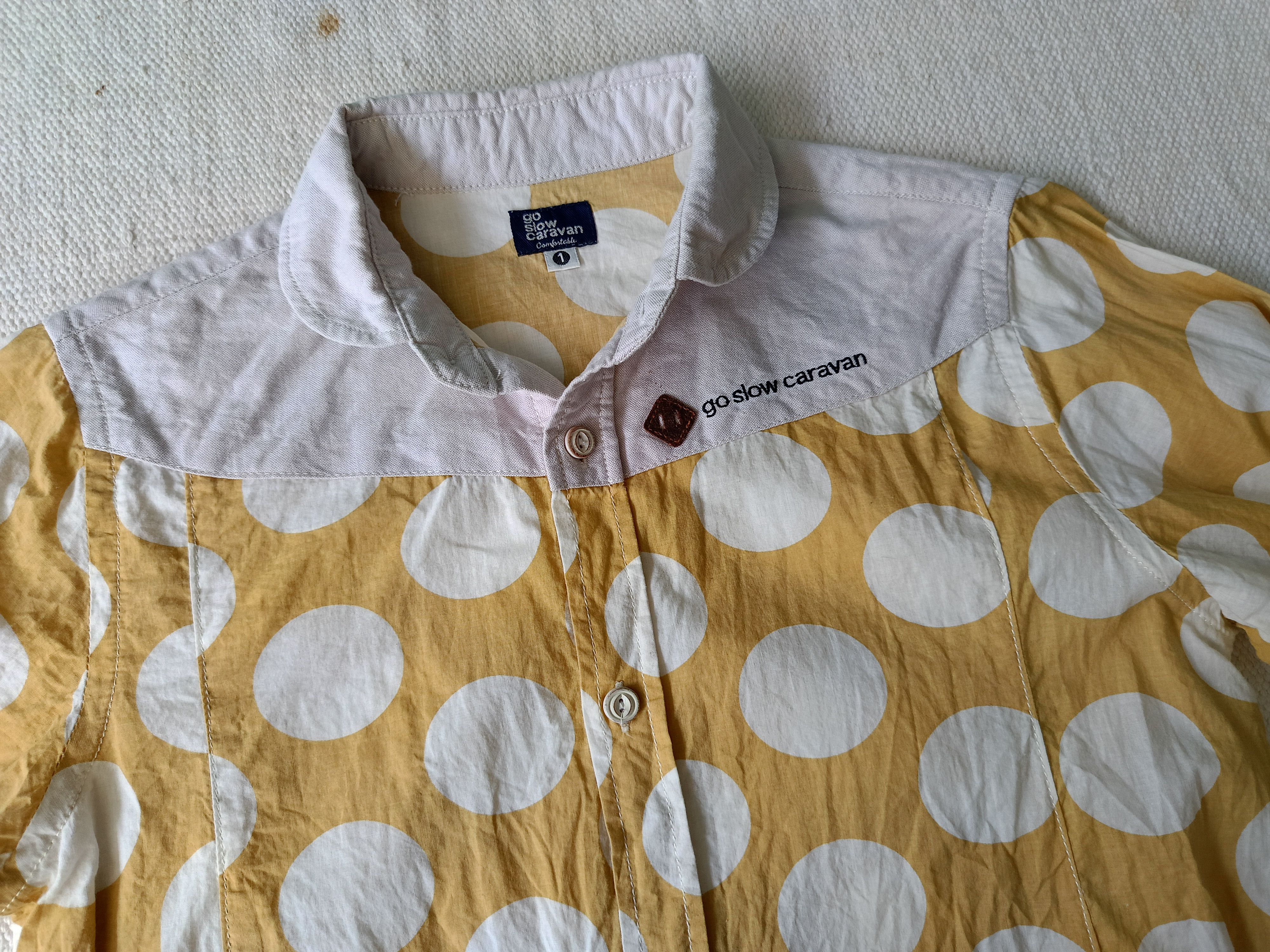 go slow caravan Go Slow Caravan 1 comfortable yellow circles dress shirt Size S / US 4 / IT 40 - 13 Thumbnail