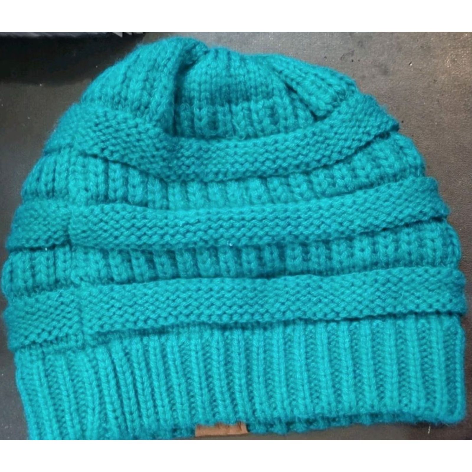 Altea C.C Exclusives Beanie Hat One Size Knit Teal Acrylic Women Size ONE SIZE - 3 Thumbnail