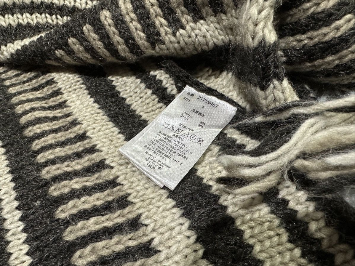 GOA 🔥Y2K Archived Goa Fringed Knitted Poncho Capes Size US XL / EU 56 / 4 - 10 Thumbnail