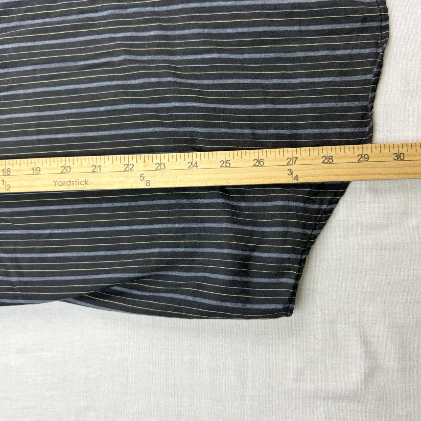 Vintage Vintage Youngbloods Western Pearl Snap Shirt Men Large Black Striped 90s Cowboy Casual Workwear Size US L / EU 52-54 / 3 - 5 Thumbnail
