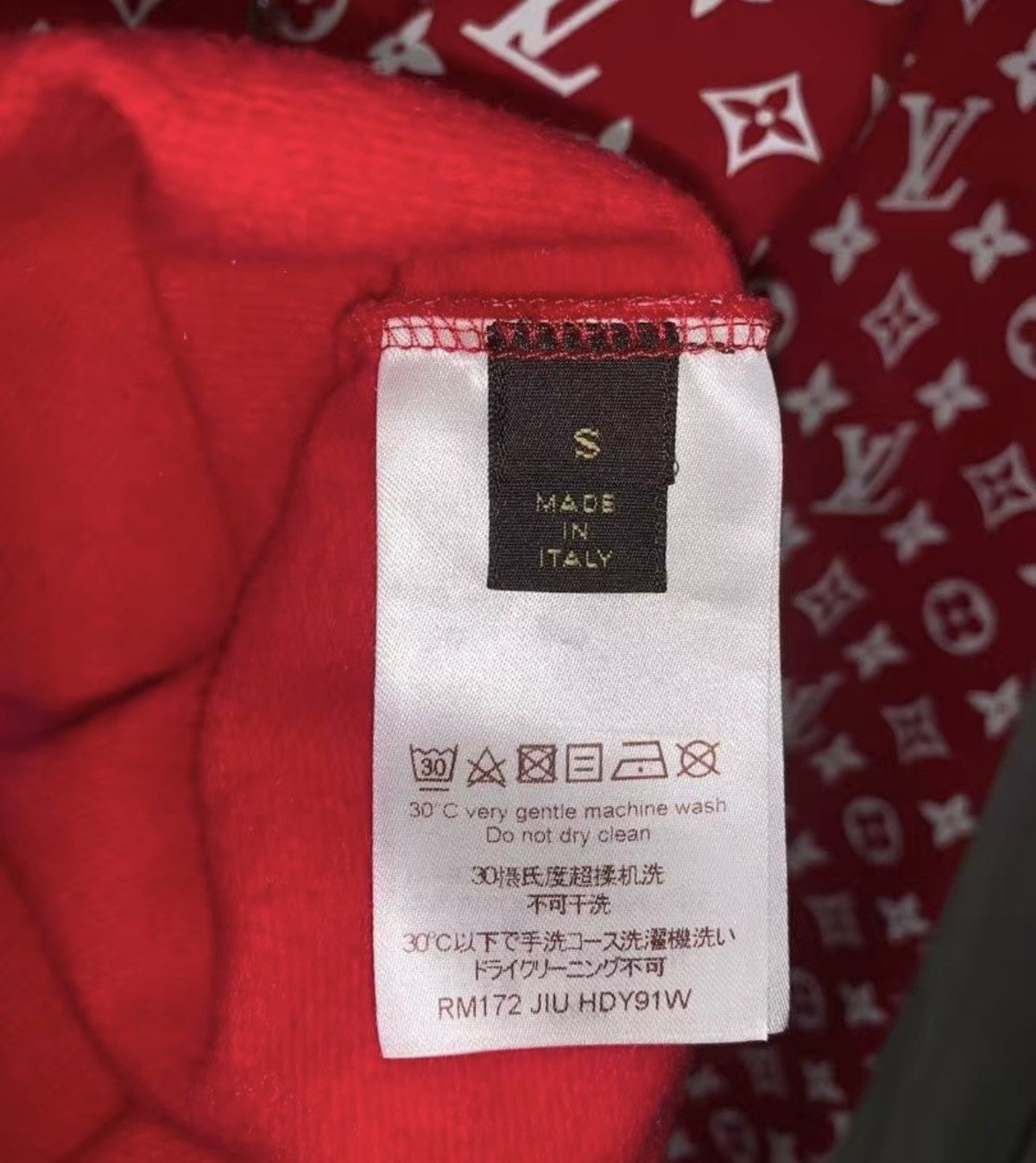 Louis Vuitton × Supreme Supreme Louis Vuitton Box logo hooded sweatshirt hoodie Size US S / EU 44-46 / 1 - 5 Thumbnail