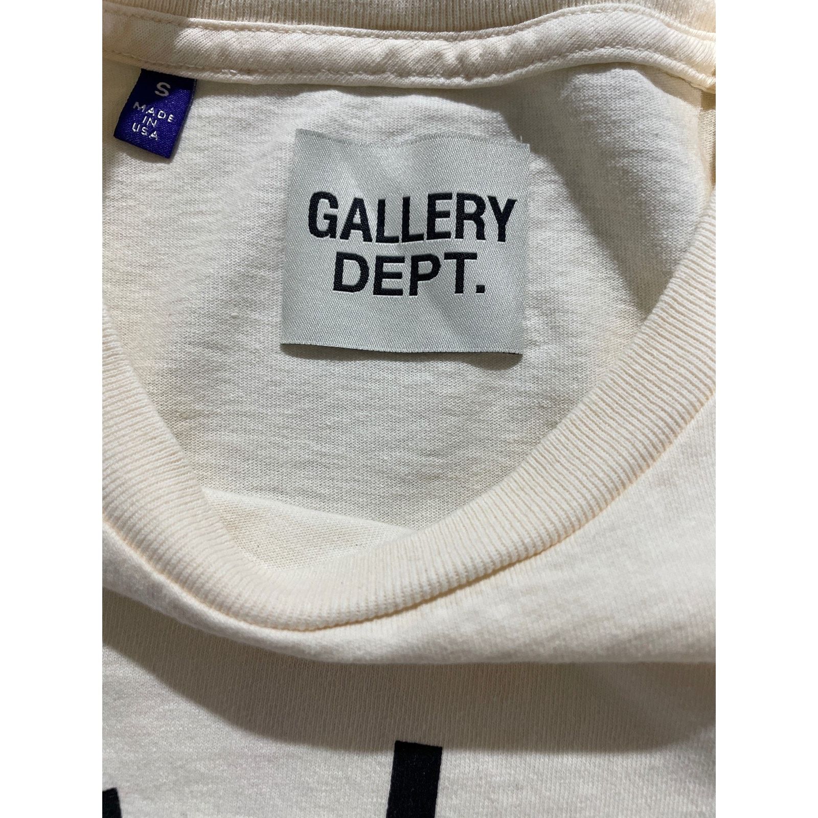 Gallery Dept. GALLERY DEPT. CREAM BOXING MERCH TEE SIZE SMALL NEW Size US S / EU 44-46 / 1 - 3 Thumbnail
