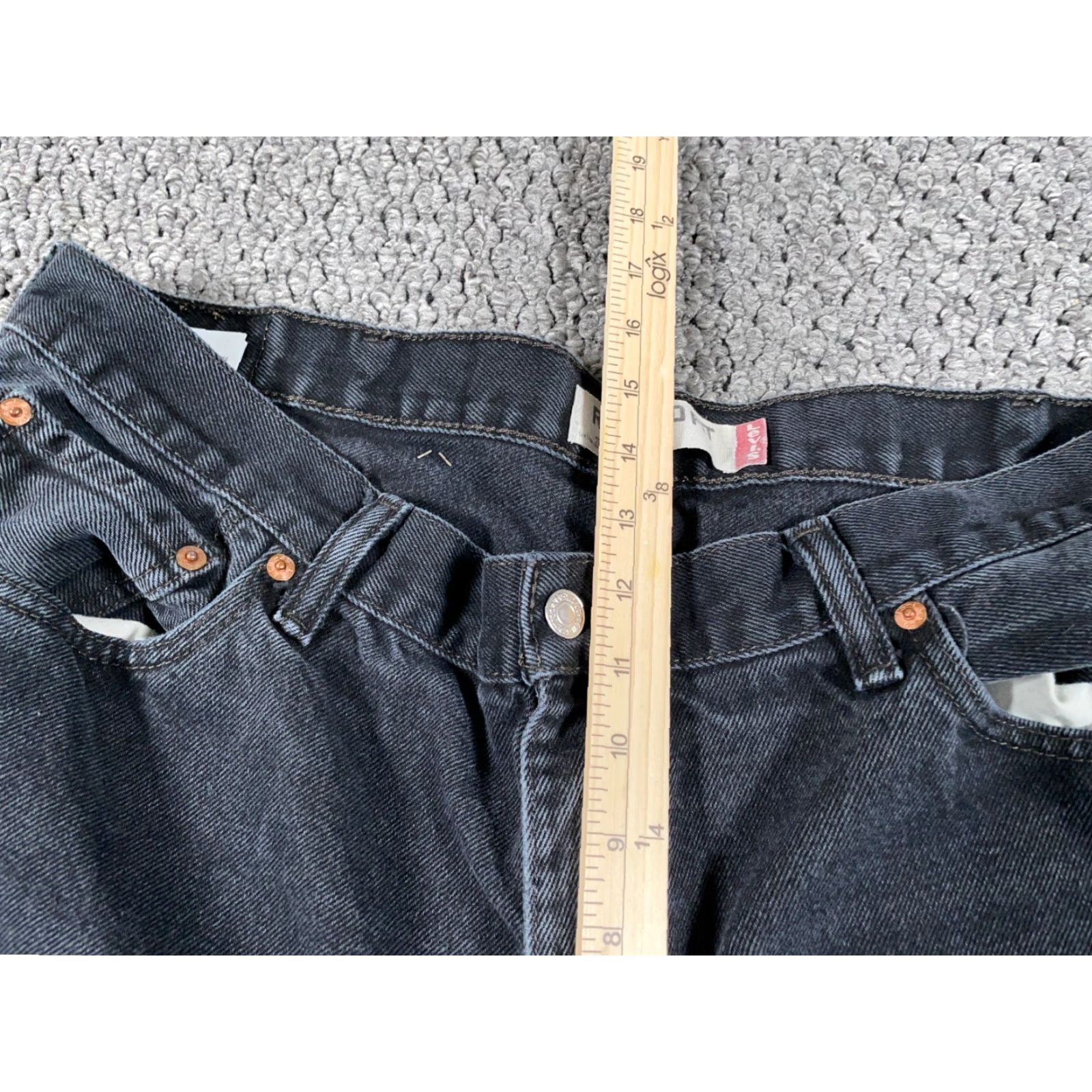 Levi's VINTAGE Levi's 550 Relaxed Fit Jeans Men's 42 x 30 Black Tapered 90s Retro Size US 42 / EU 58 - 7 Thumbnail