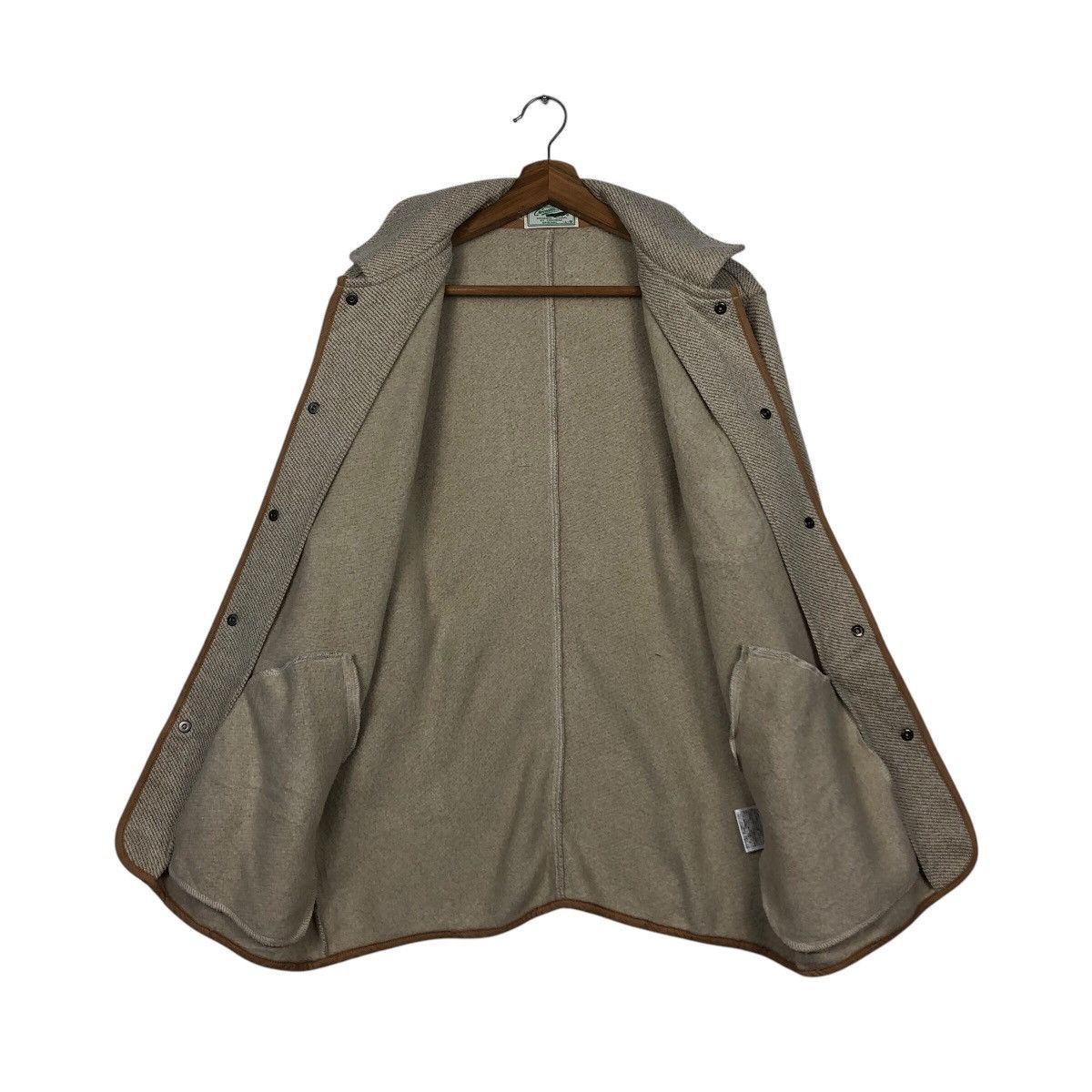 Japanese Brand 📌Vintage Wool Chore Jacket Button Crocodile Size US L / EU 52-54 / 3 - 14 Thumbnail
