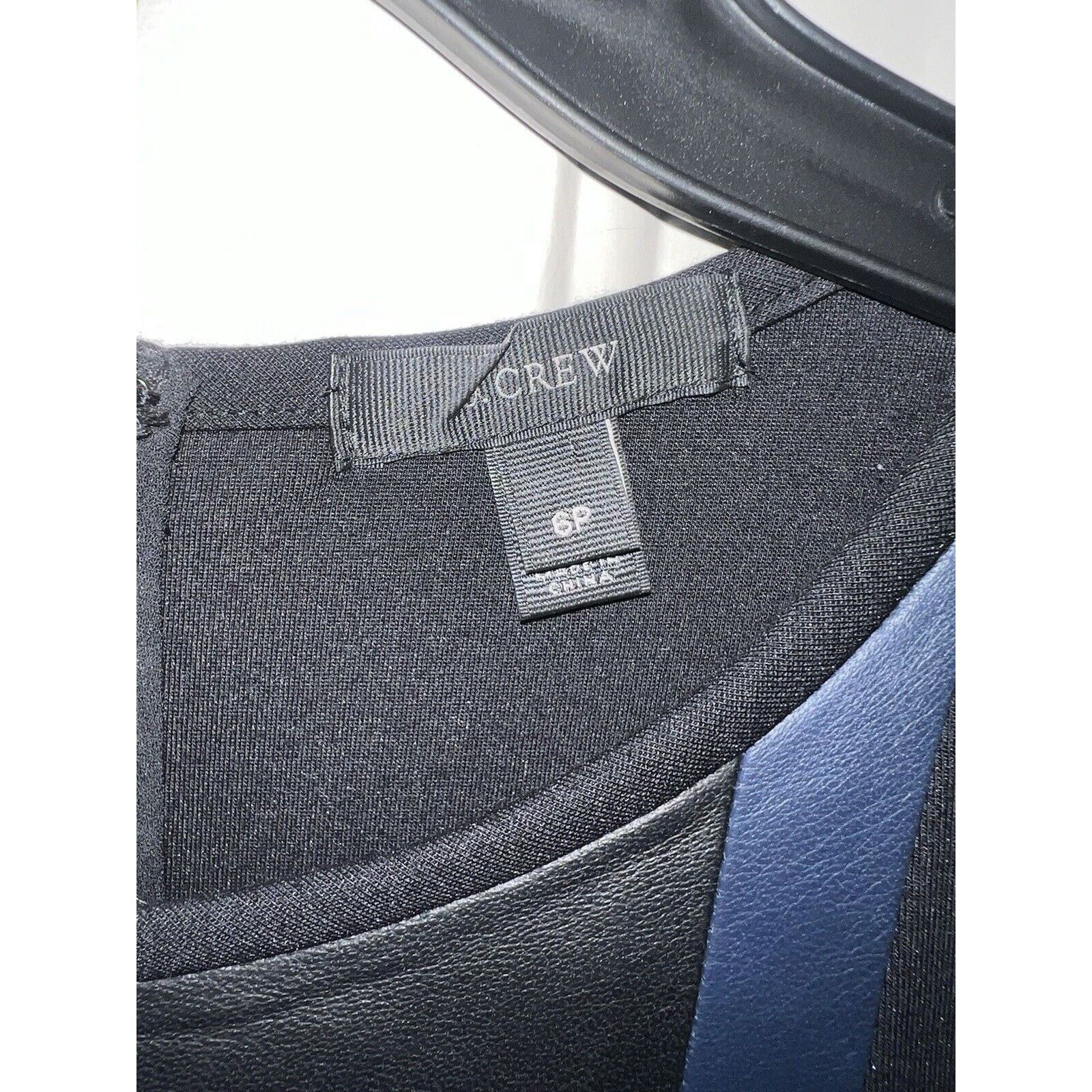 & Other Stories J Crew Long Sleeve Pencil Dress Black Size 6P GenuineLeather Size M / US 6-8 / IT 42-44 - 2 Thumbnail
