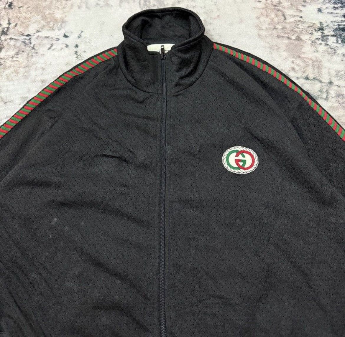 Gucci Gucci Double G red and green jacket Size US M / EU 48-50 / 2 - 4 Thumbnail