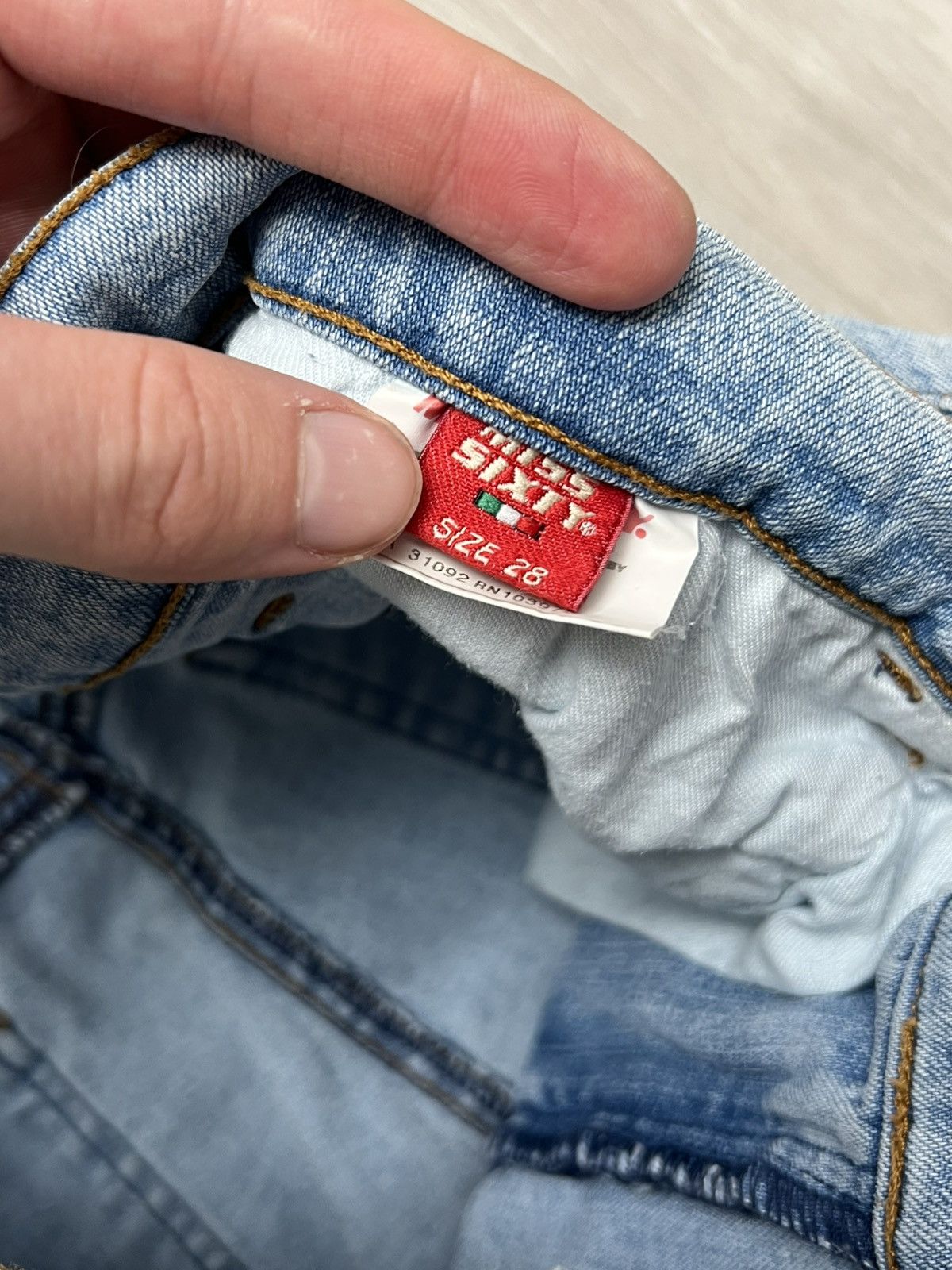 Miss Sixty Vintage Miss Sixty Tommy Flared Jeans Size 28" / US 6 / IT 42 - 6 Thumbnail