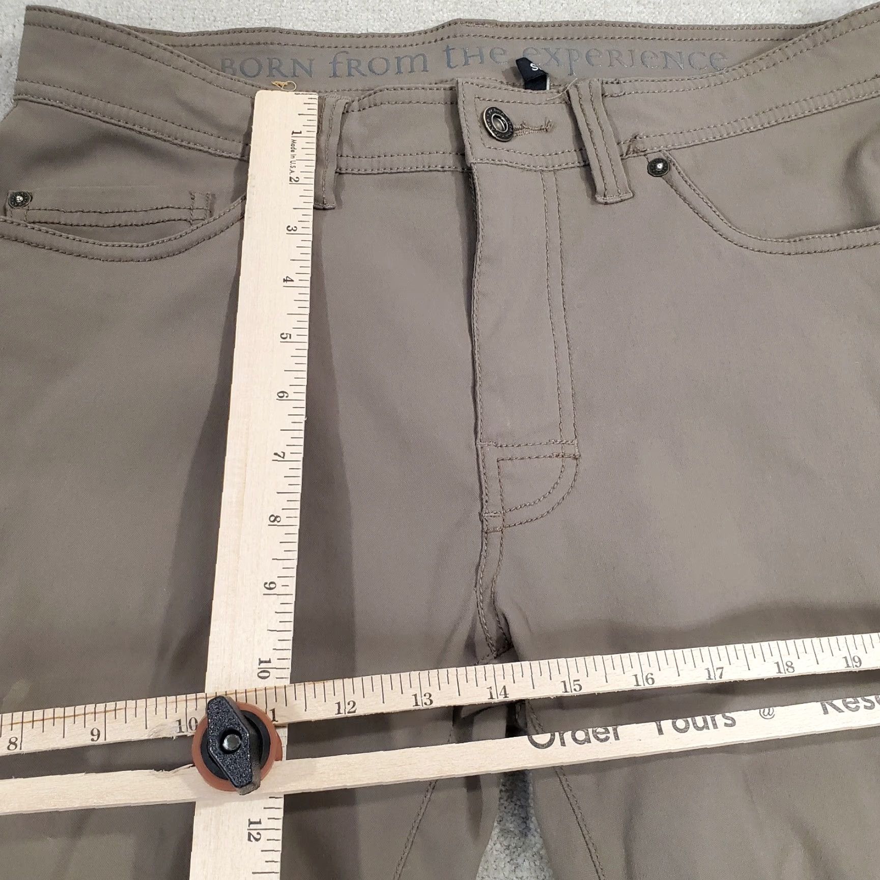 Prana PrAna Pants Mens 32x29 Green Slim Chino Straight Front Flat Front Nylon Spandex Pockets Casual Outdoor Hiking M4BN30312 Size US 31 - 5 Thumbnail