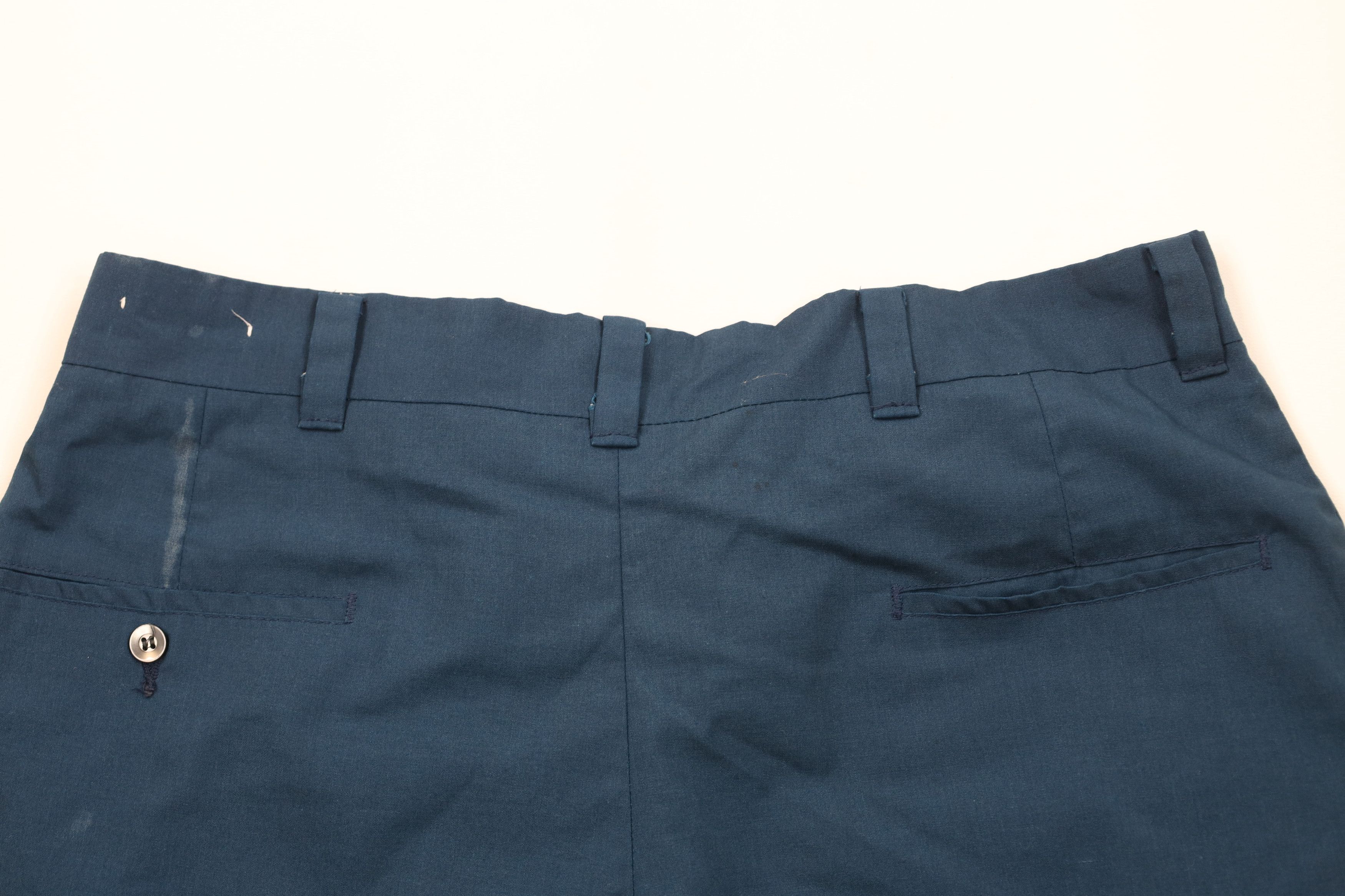 Vintage Vintage 50s 60s Streetwear Above Knee Chino Shorts Blue USA Size US 34 / EU 50 - 9 Thumbnail