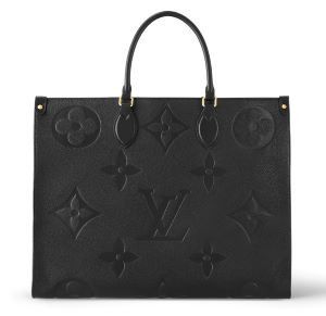 Louis Vuitton On The Go GM Handbag Black