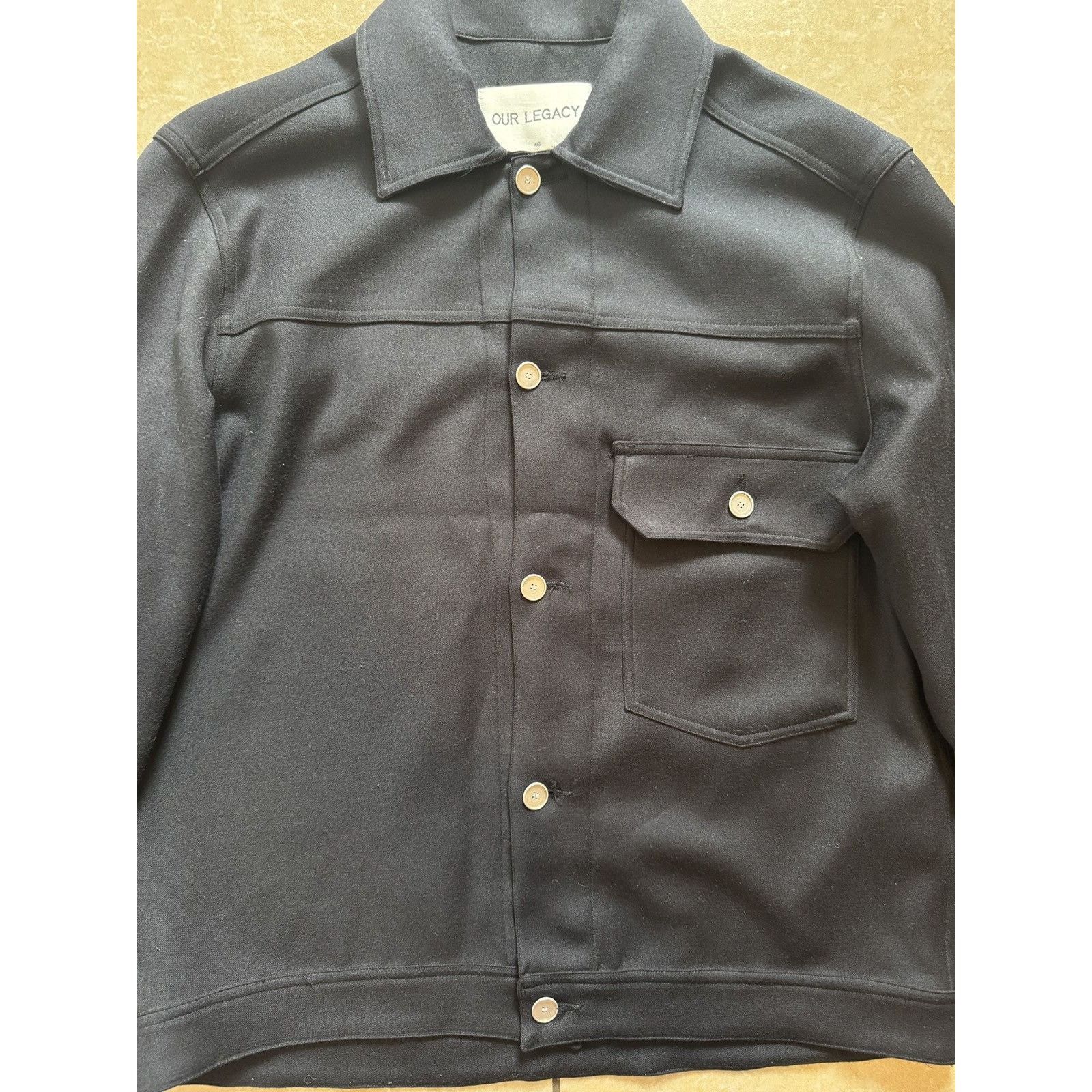 Our Legacy Our Legacy Buoyant Blue Overshirt Size US S / EU 44-46 / 1 - 5 Thumbnail