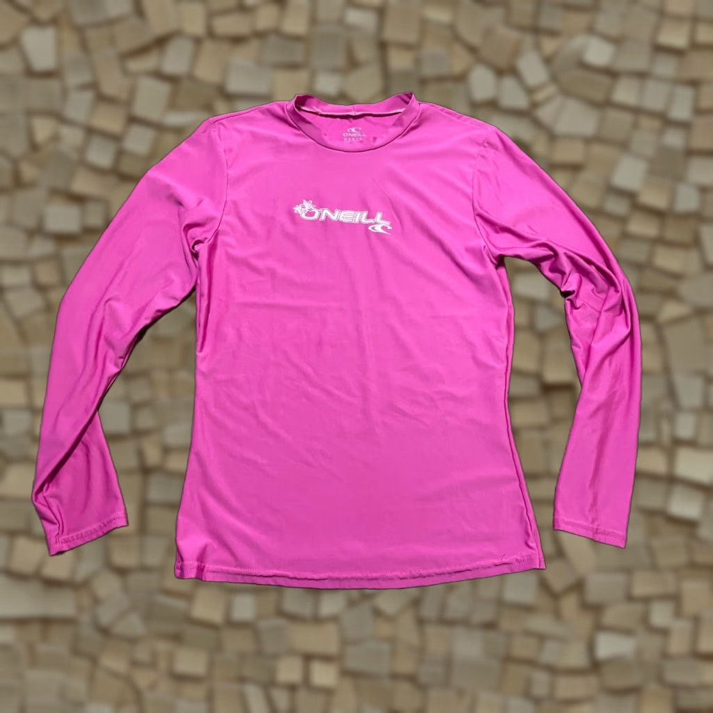 O'Neill O'Neill Shirt Womens Medium Pink Long Sleeve Logo Shirt Size M / US 6-8 / IT 42-44 - 1 Thumbnail